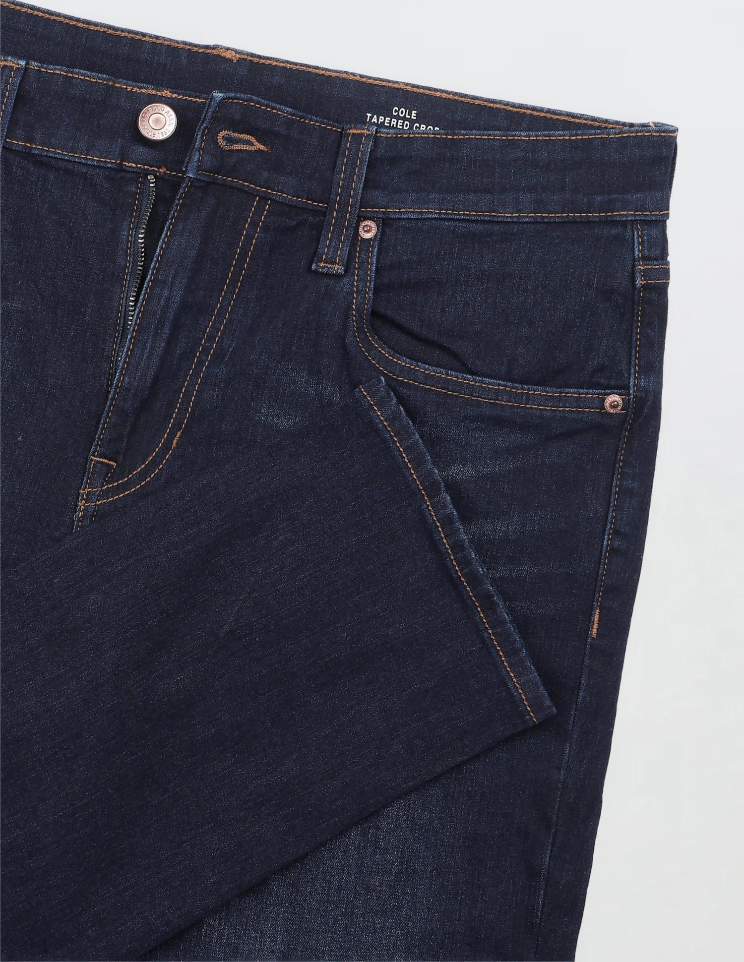 Solid Straight Fit Jeans Blue - U.S. Polo Assn. India | Large