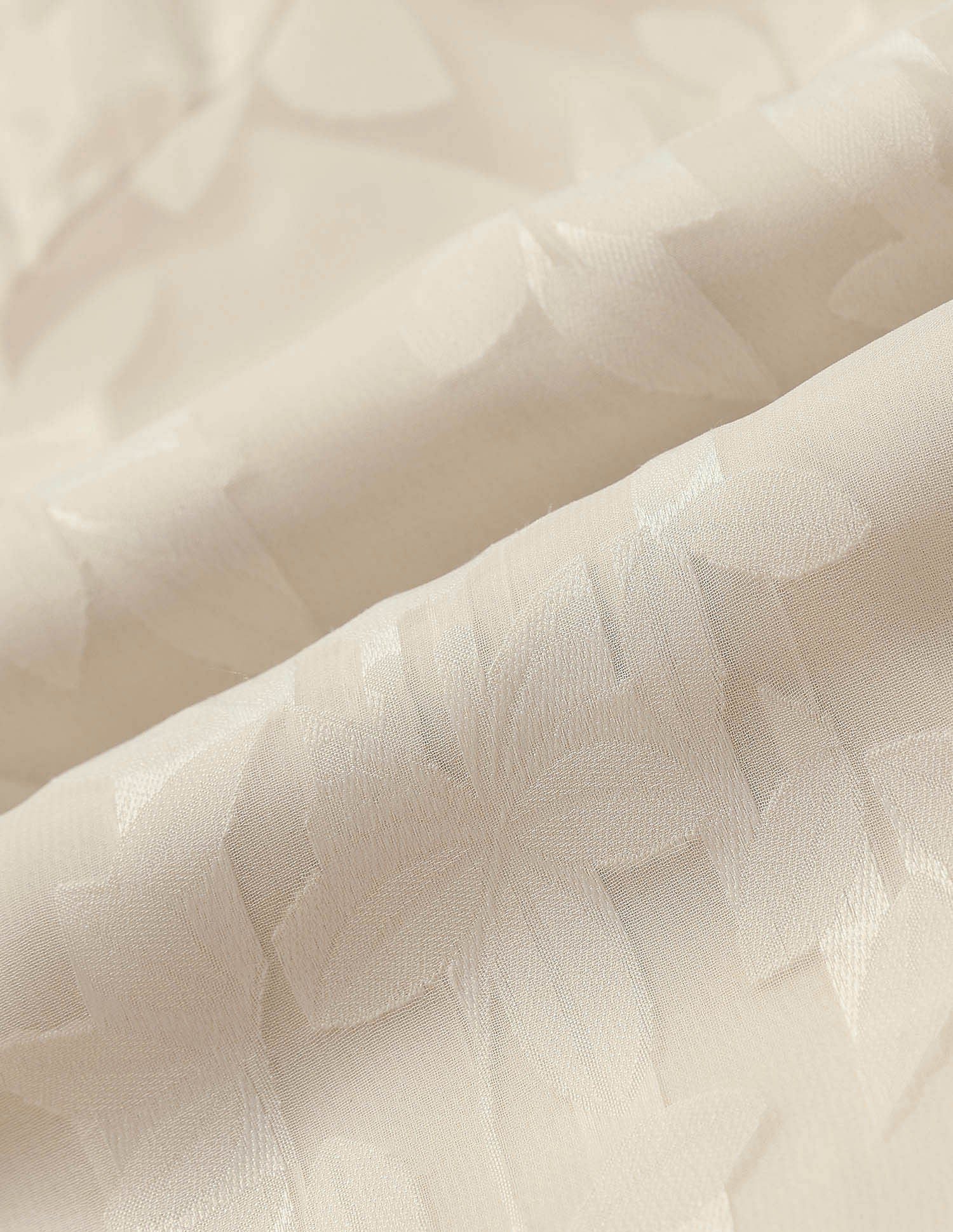 Abstract Printed Fit & Flare Dress With Belt Beige - U.S. POLO ASSN. | Large