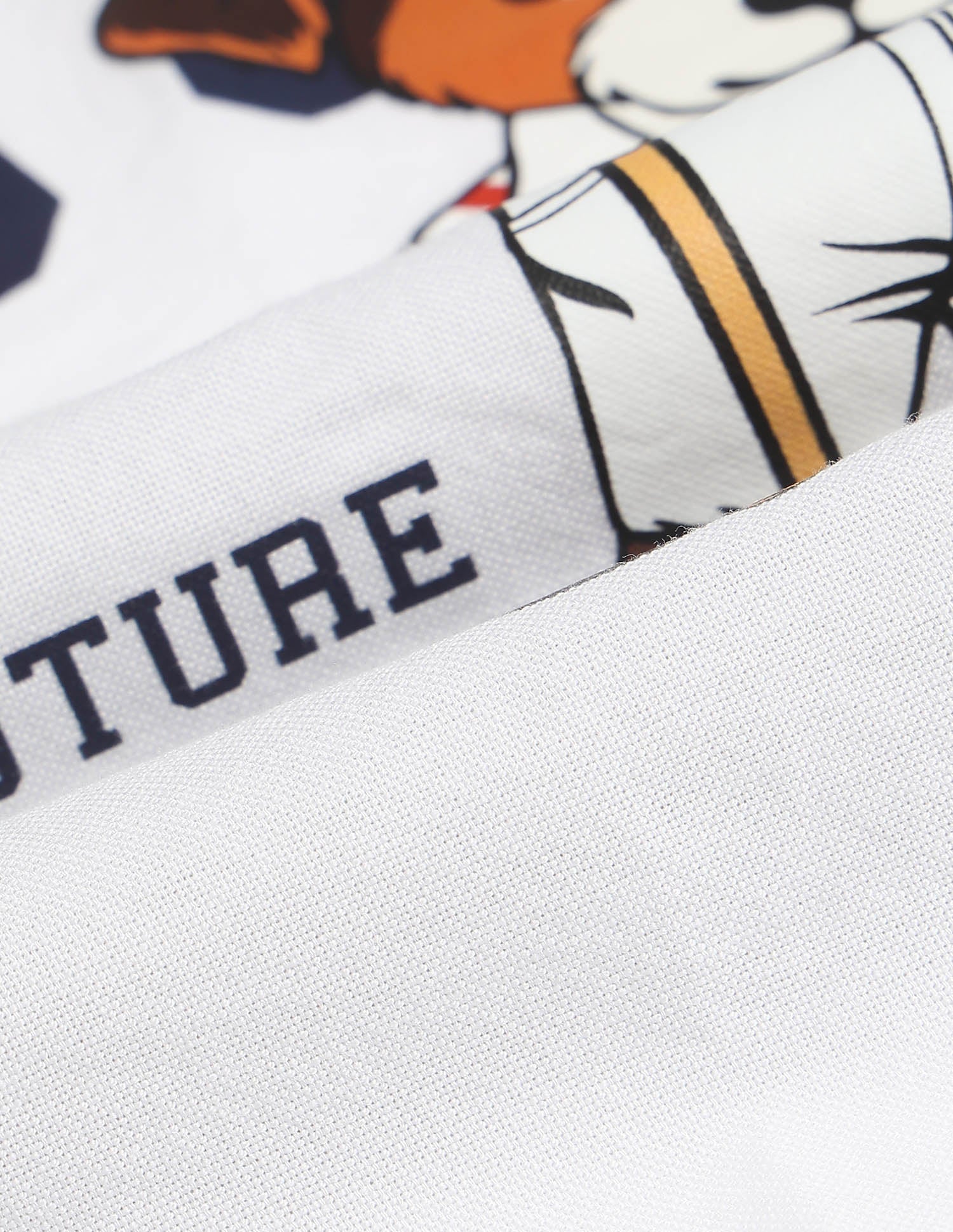 Graphic Brand Printed Oxford Shirt White - U.S. Polo Assn. India | Large