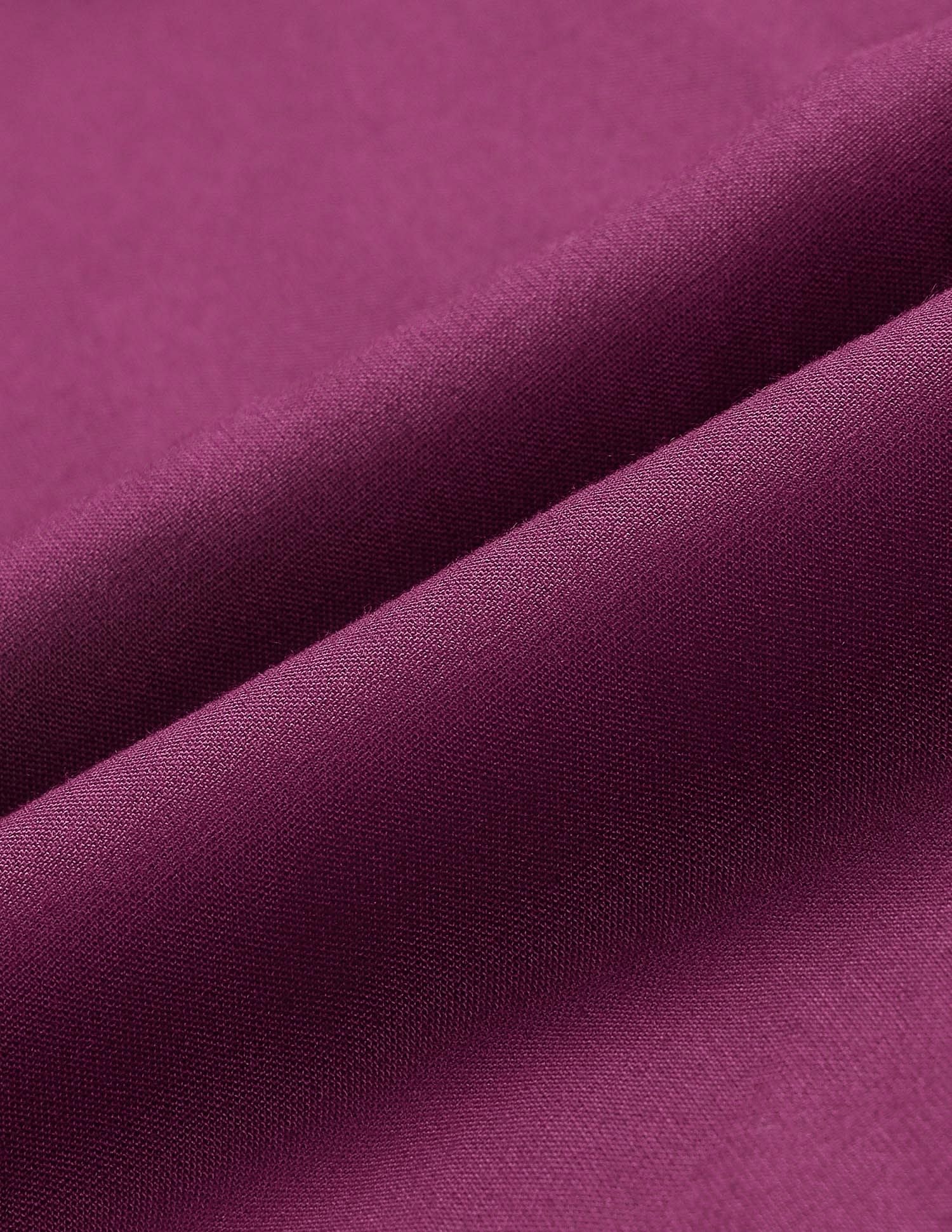 Ruffle Neck Solid Top Wine - U.S. POLO ASSN. | Large