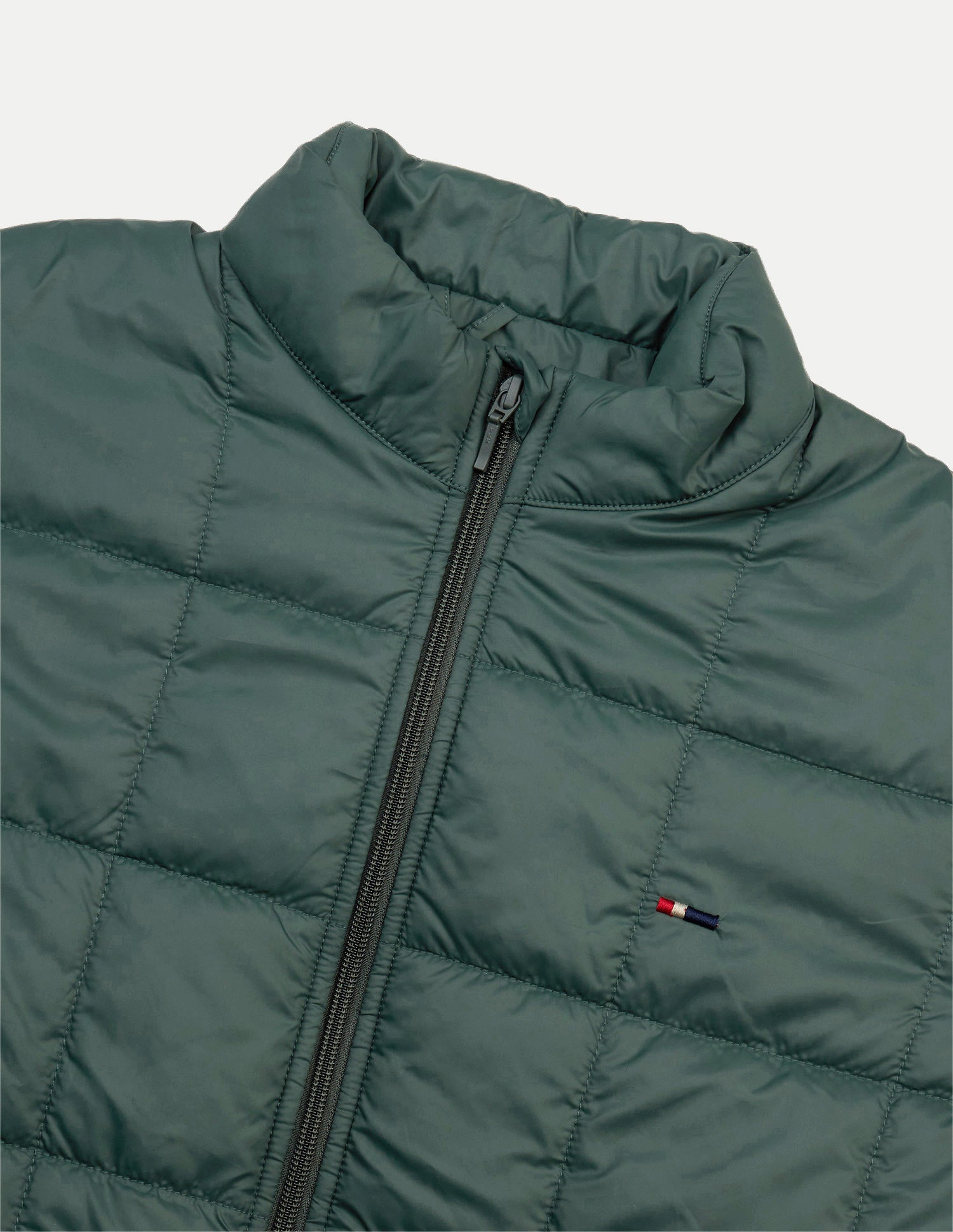 Relaxed Fit High Low Puffer Jacket Olive - U.S. Polo Assn. India | Large