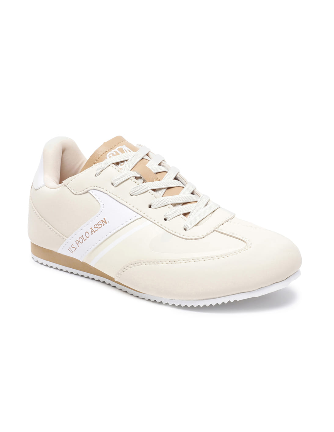Women Colour Block Valery Sneakers Beige - U.S. Polo Assn. India | Large