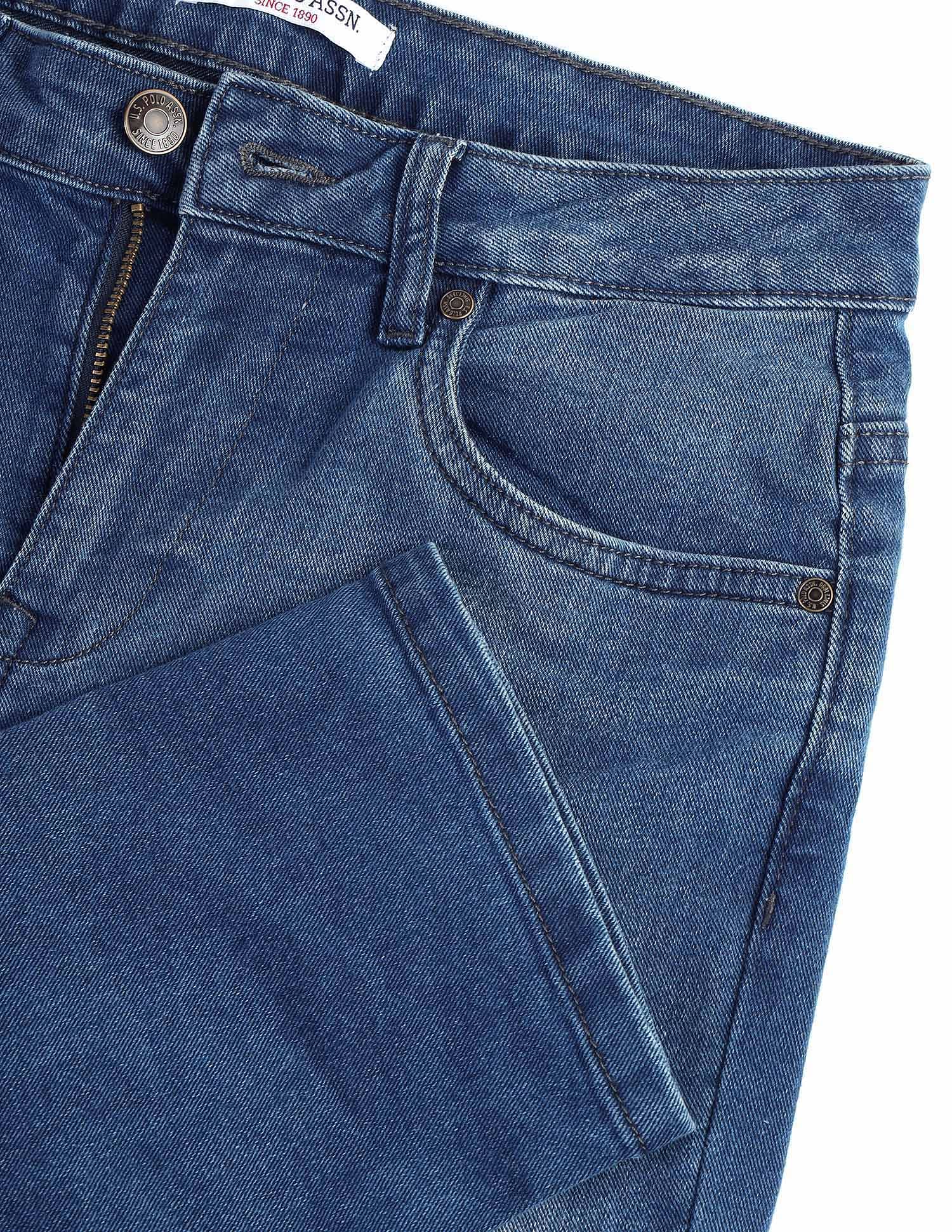 Slim Fit Blue Jeans Blue - U.S. POLO ASSN. | Large