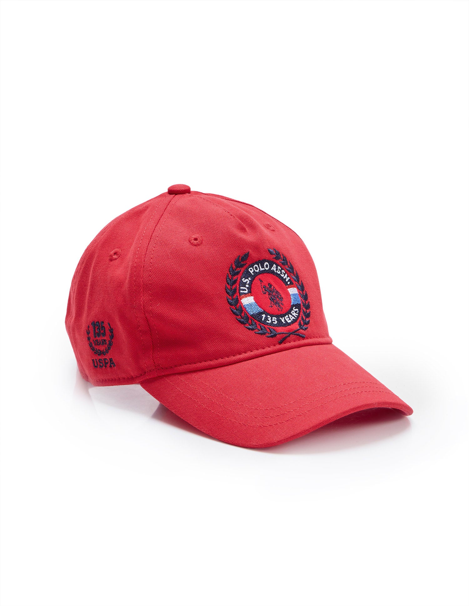 Brand Embroidered 135Th Anniversary Cap Red - U.S. Polo Assn. India | Large