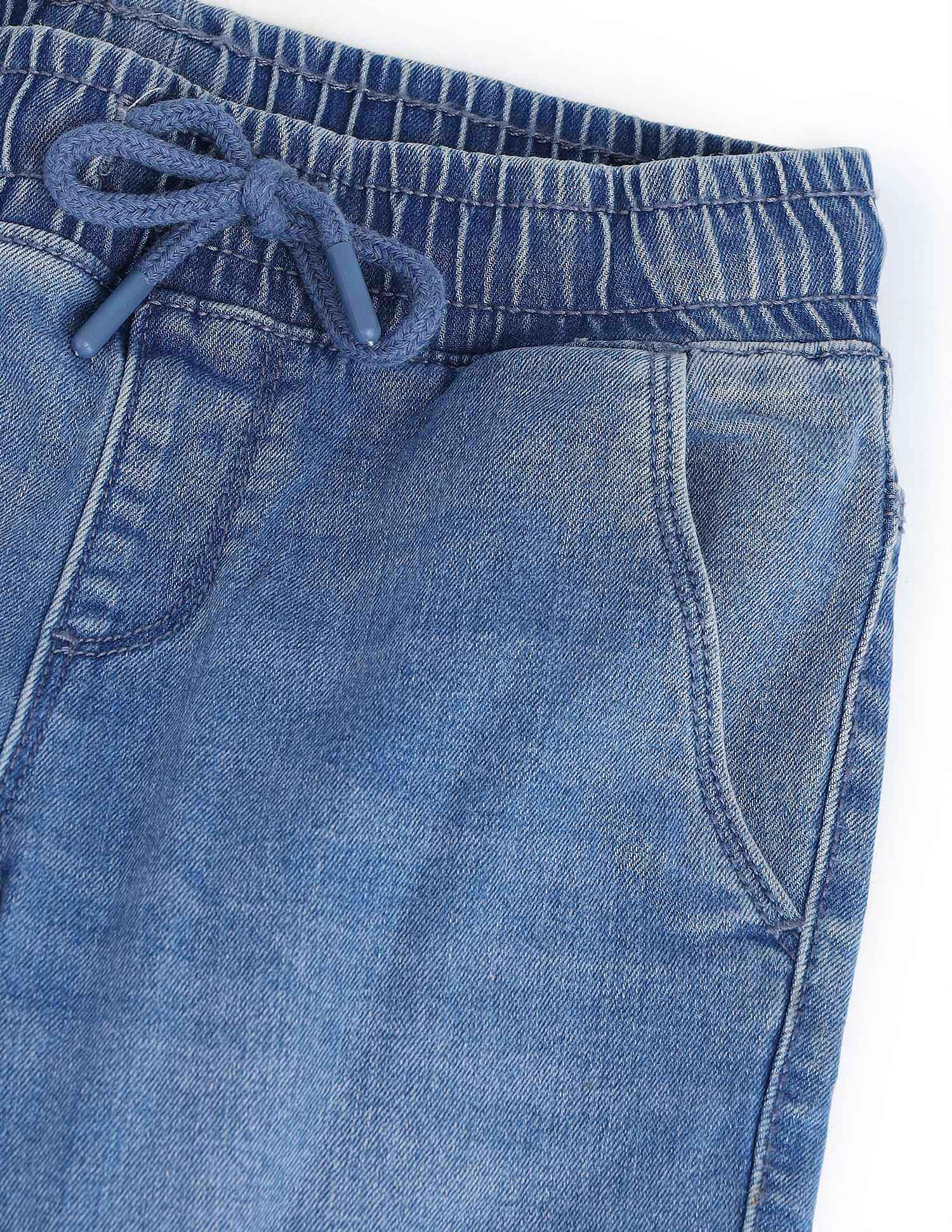 Boys Slim Fit Blue Jeans Blue - U.S. POLO ASSN. | Large