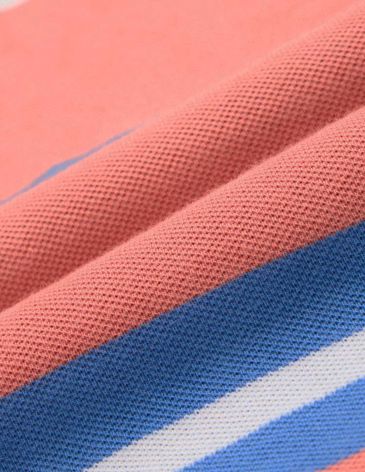 Horizontal Striped Slim Fit Polo Shirt Turquoise - U.S. POLO ASSN. | Large