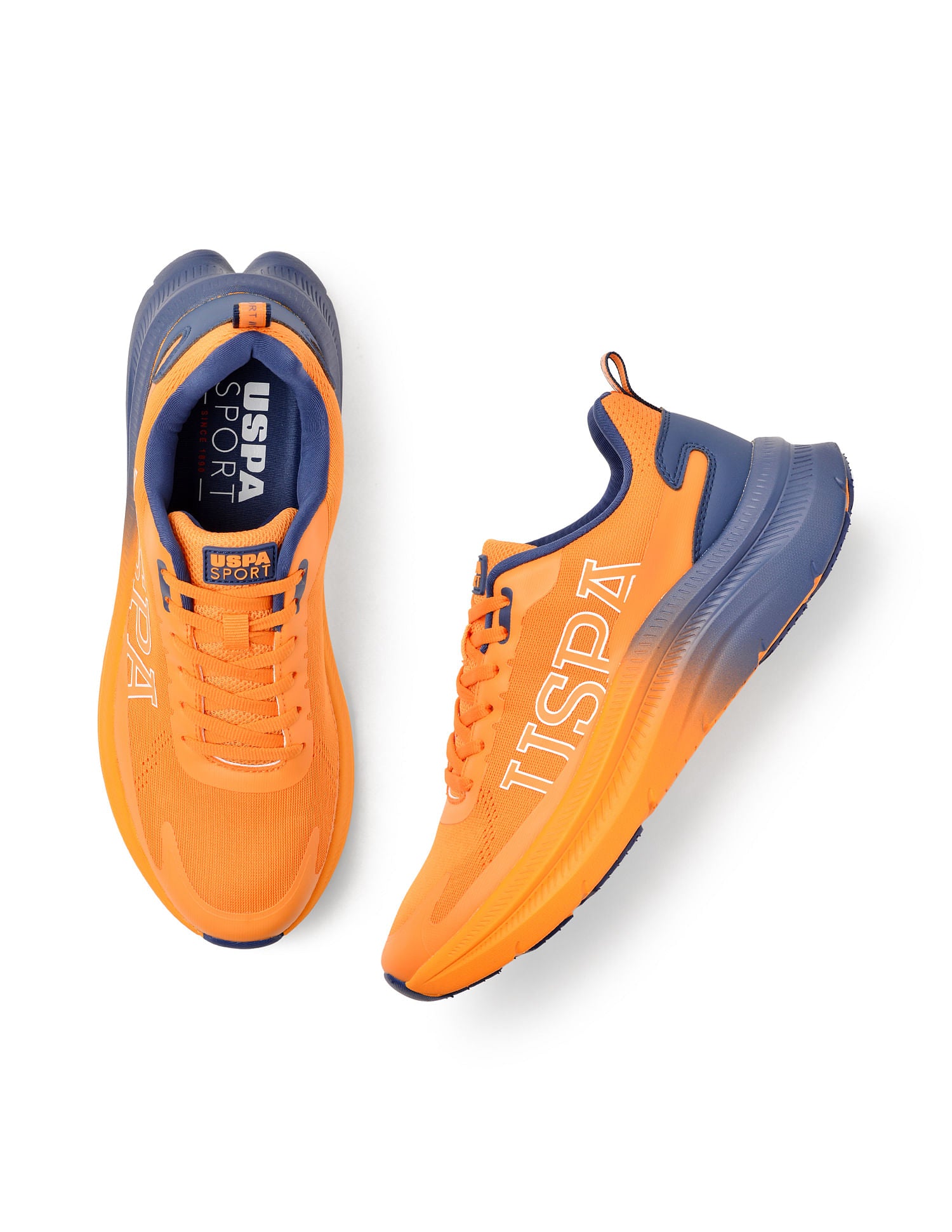 Men Cayman Orange Uspa Sport  Sneakers Orange - U.S. POLO ASSN. | Large