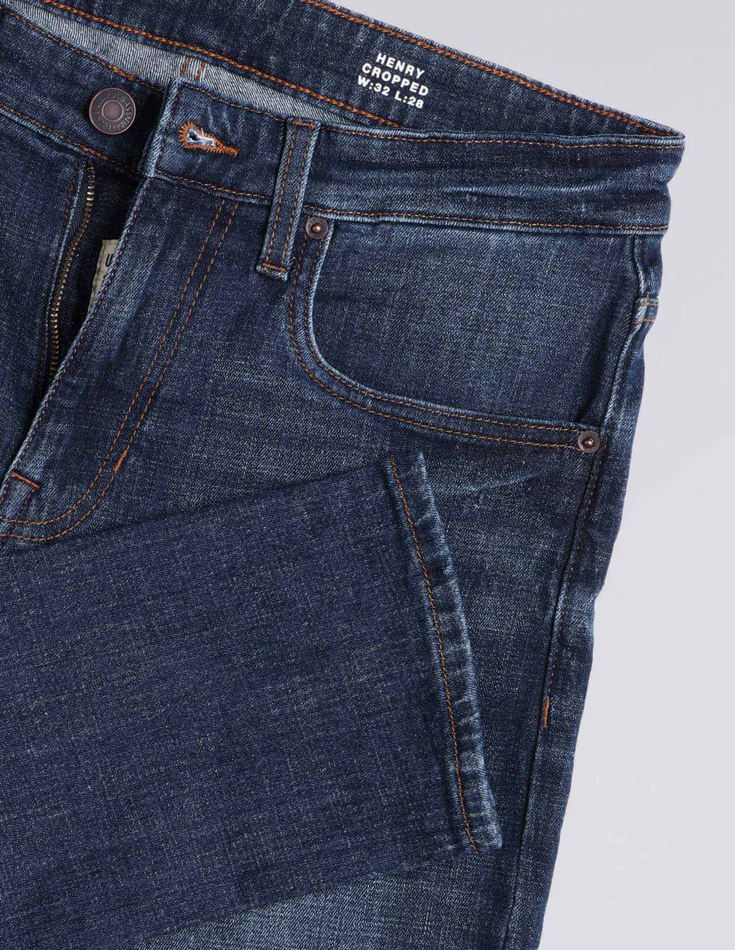 Henry Tapered Fit Blue Jeans Dark Blue - U.S. Polo Assn. India | Large