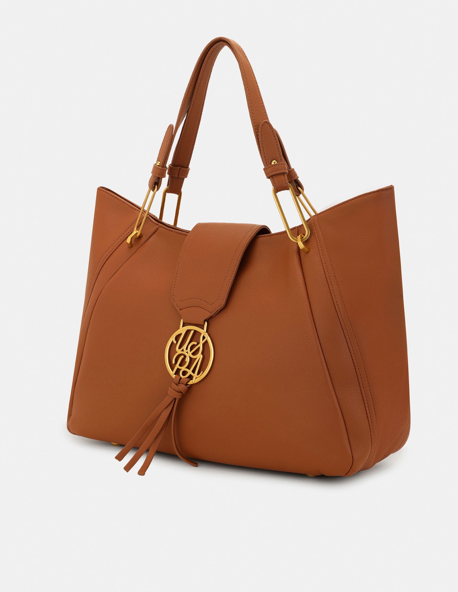 Women Aurora Tote Bag Tan - U.S. POLO ASSN. | Large