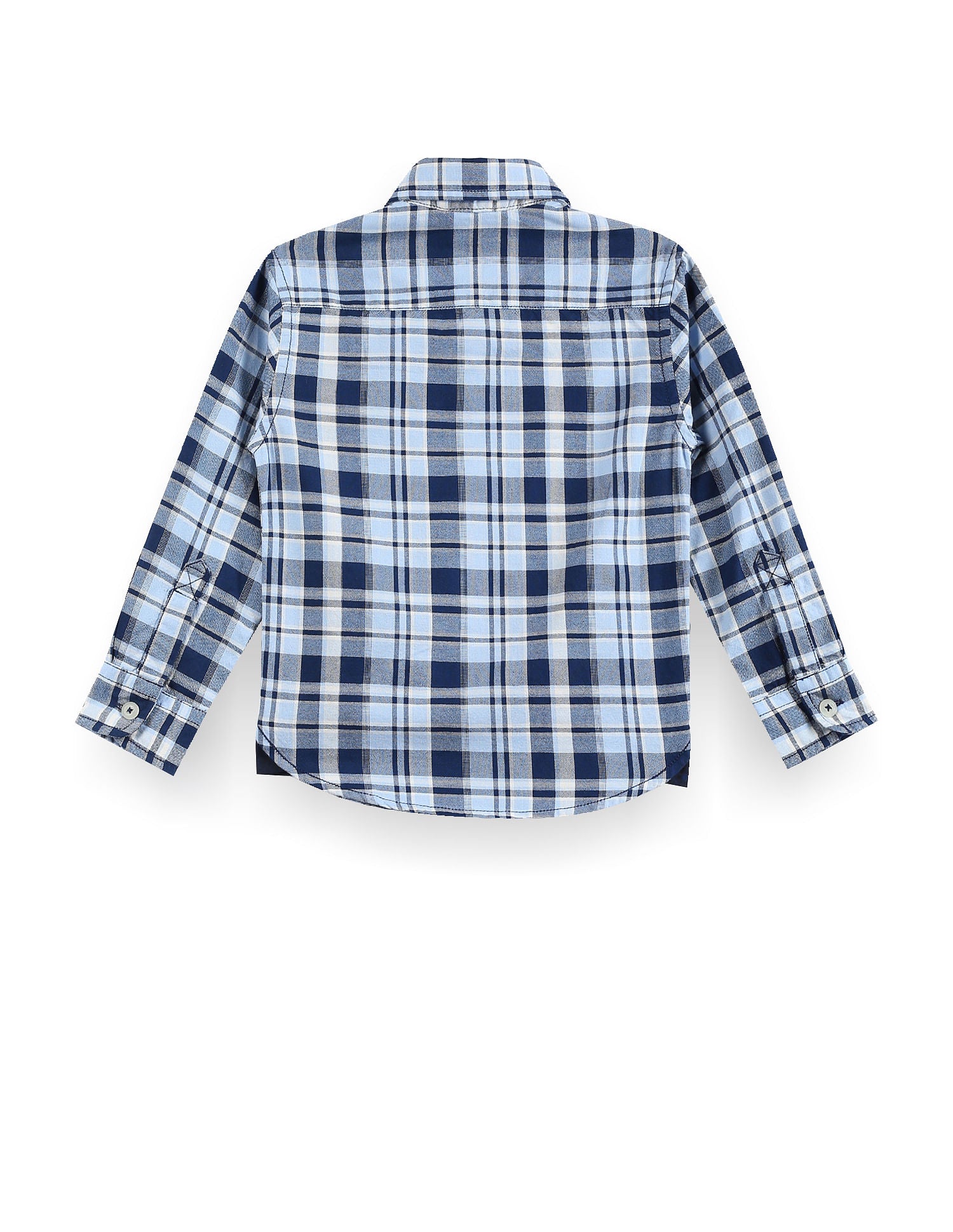 Tartan Check Oxford Shirt Blue - U.S. POLO ASSN. | Large