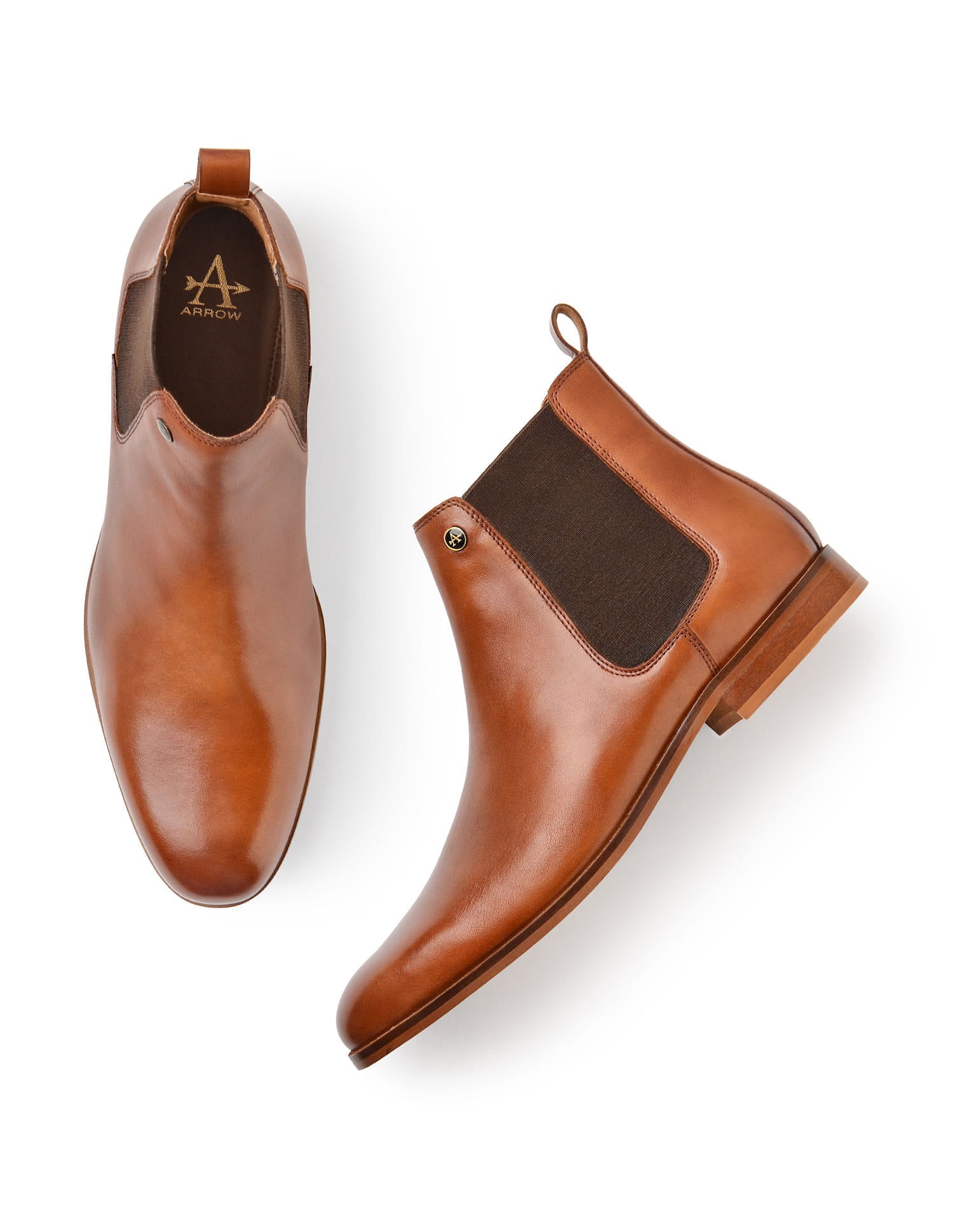 Boost 3.0 Leather Chelsea Boots Tan - U.S. Polo Assn. India | Large