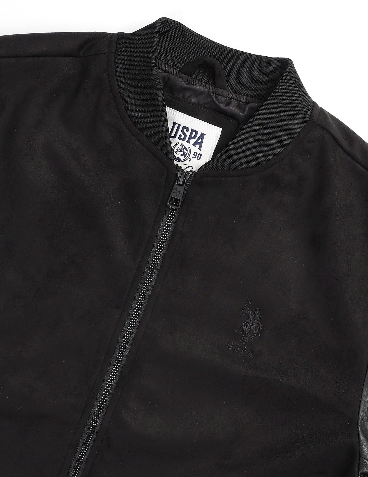 Brand Embossed Black & Gold Jacket Black - U.S. POLO ASSN. | Large