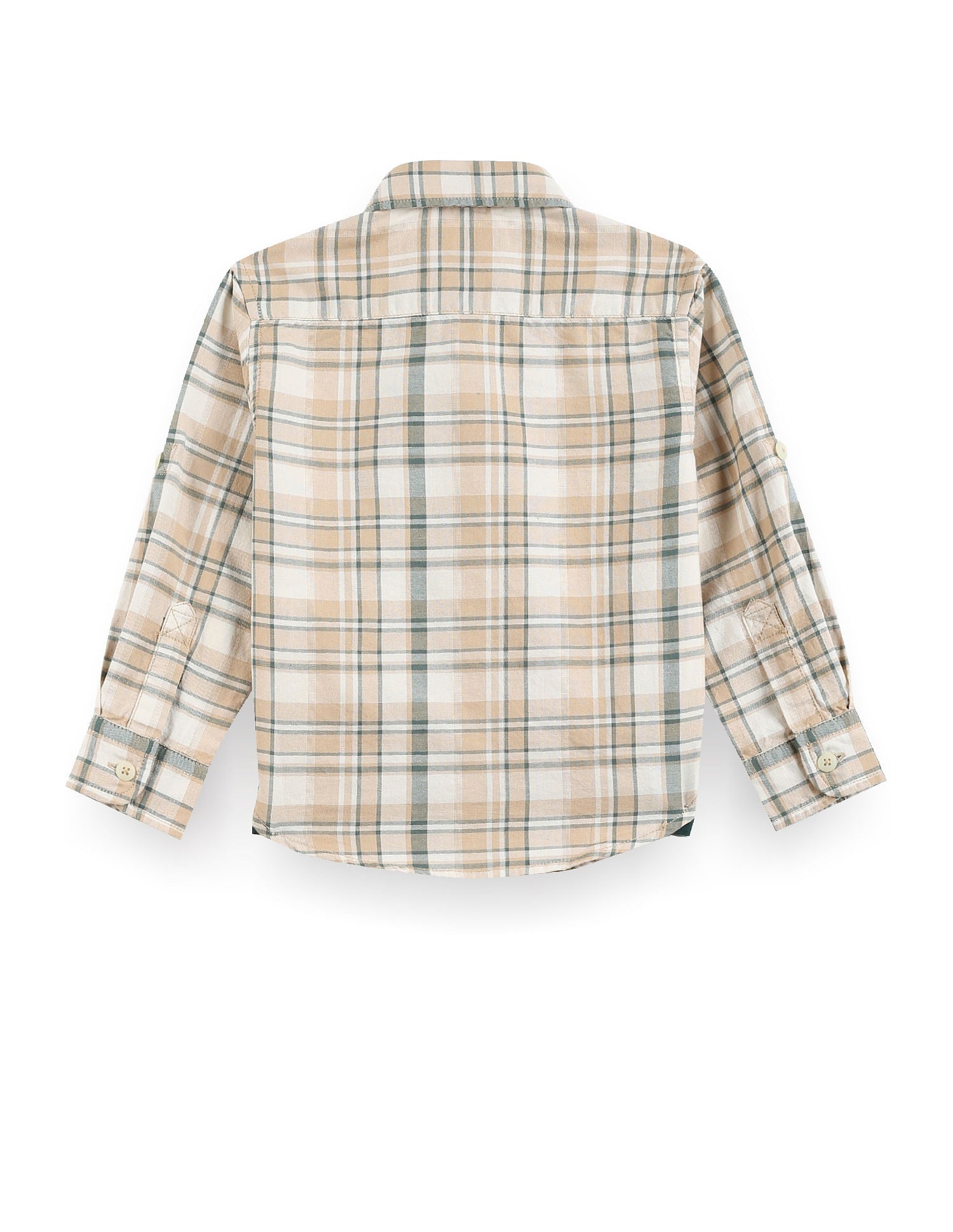 Tartan Check Oxford Shirt Beige - U.S. POLO ASSN. | Large