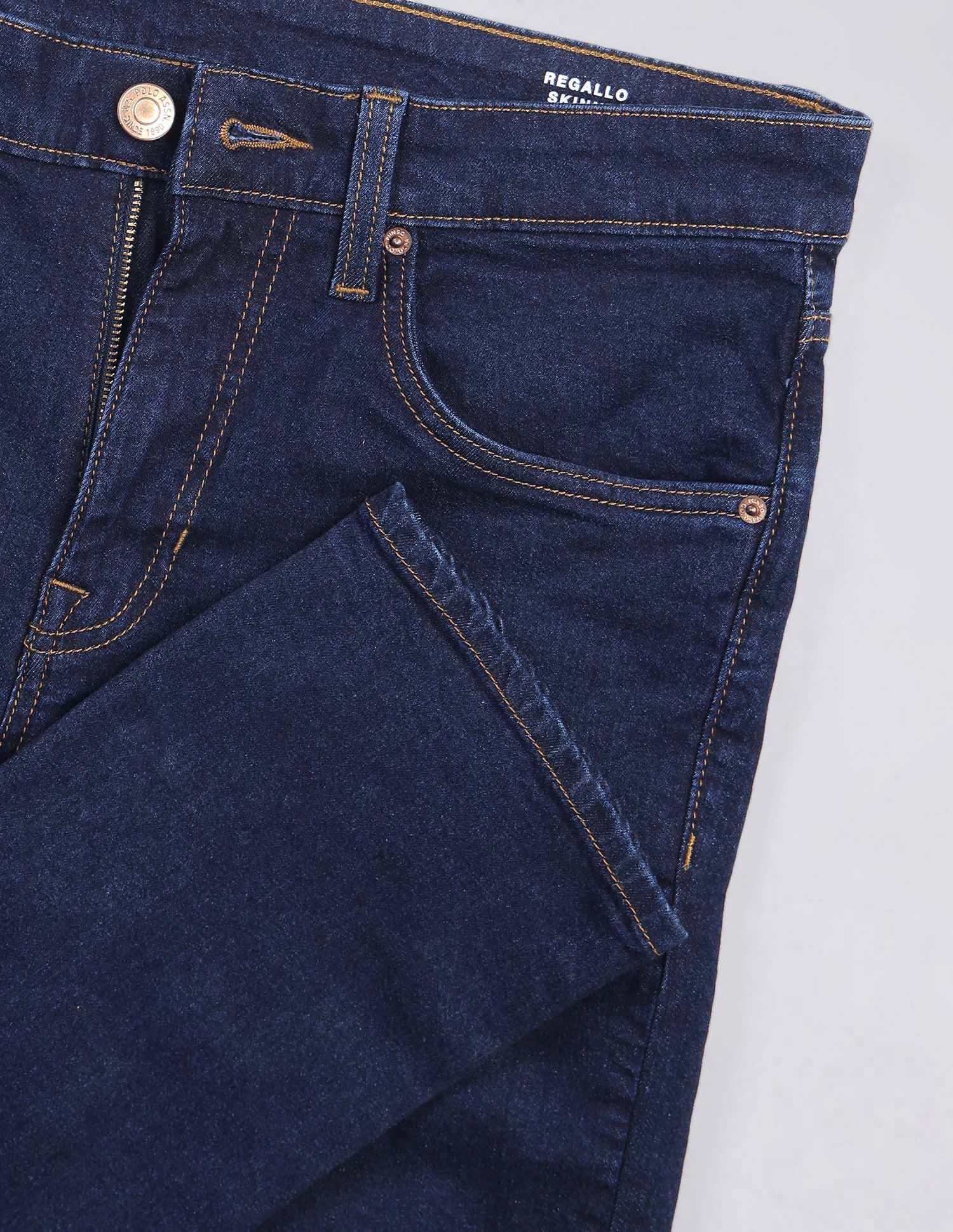 Regallo Skinny Fit Blue Jeans Blue - U.S. Polo Assn. India | Large