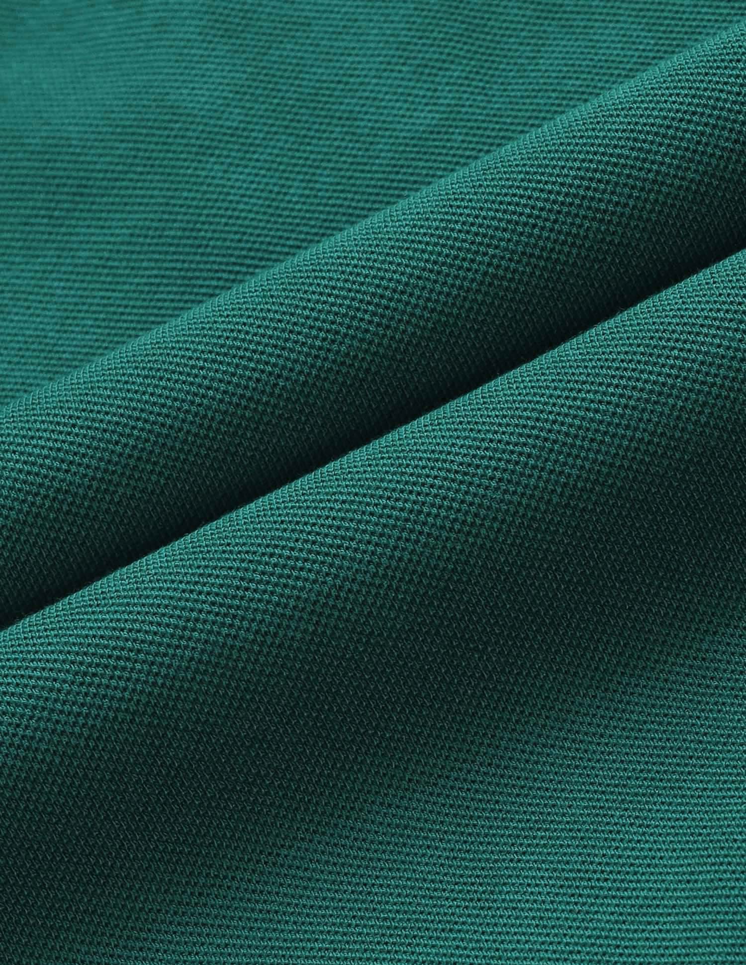 Pure Cotton Solid Polo Shirt Green - U.S. POLO ASSN. | Large