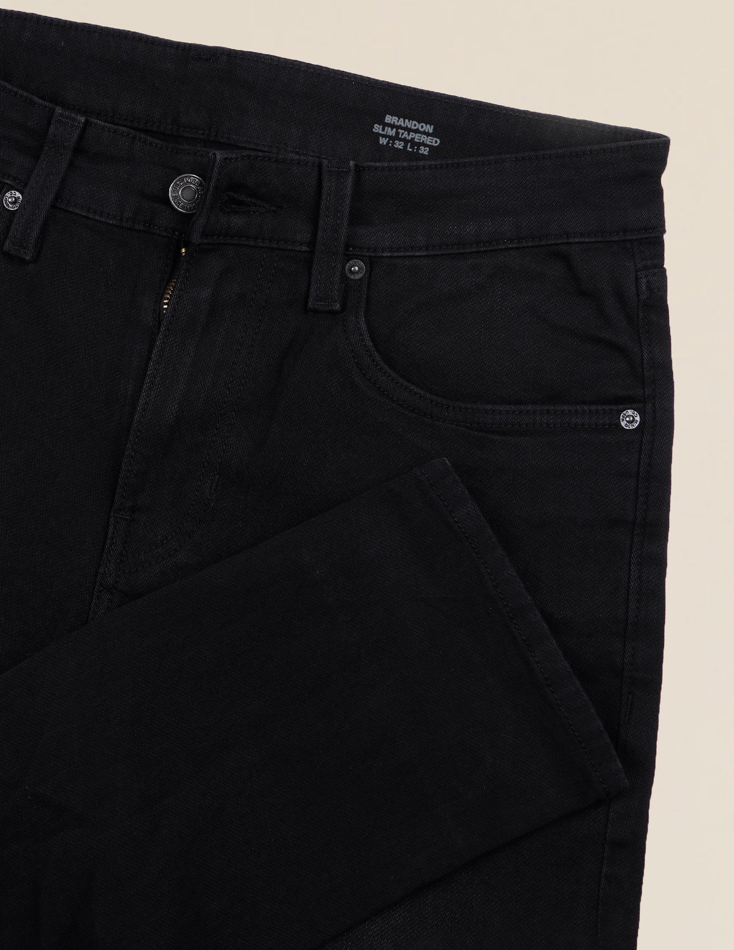 Brandon Slim-Tapered Fit Black Jeans Black - U.S. Polo Assn. India | Large