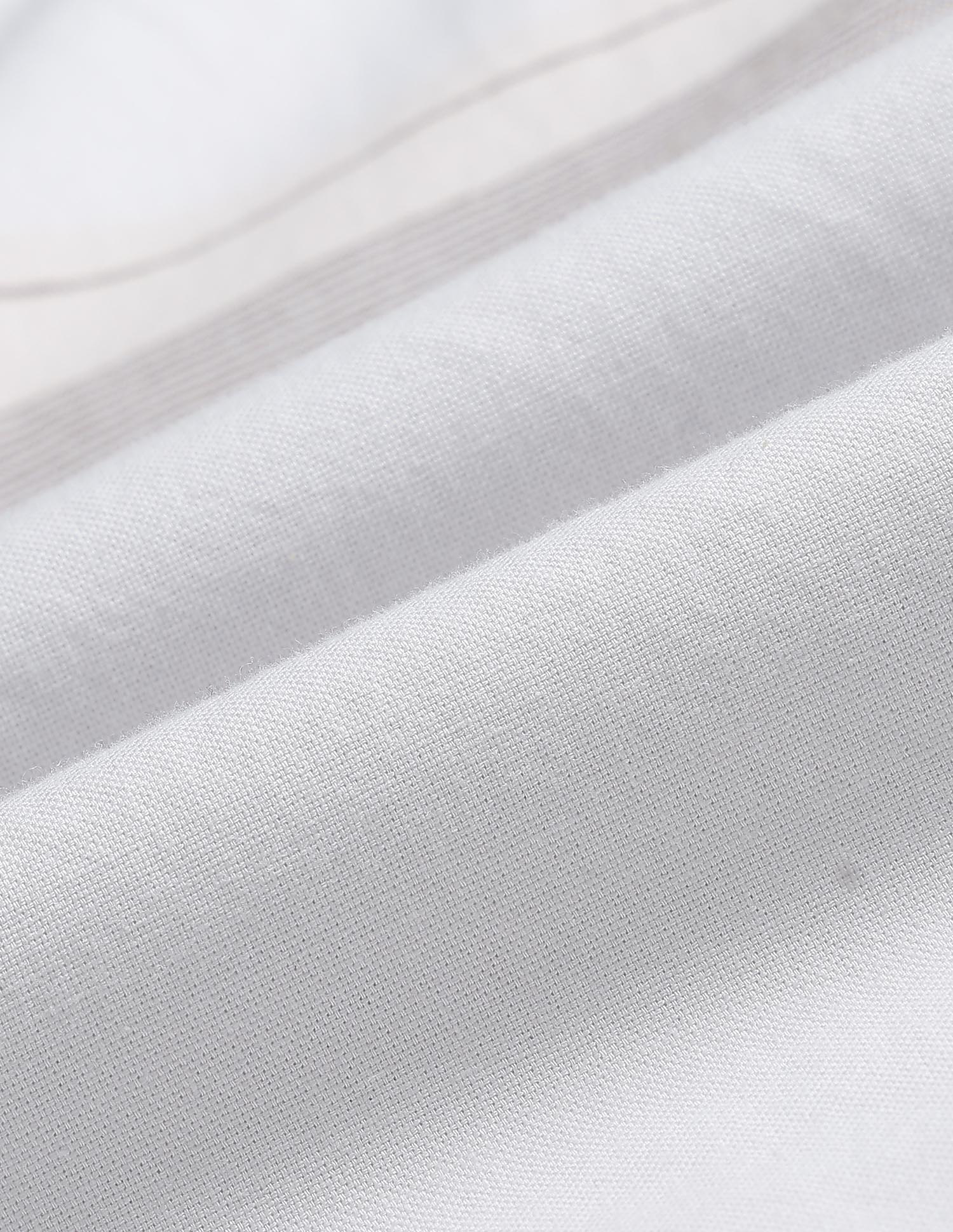 Tailored Fit Vertical Striped Shirt White - U.S. Polo Assn. India | Large