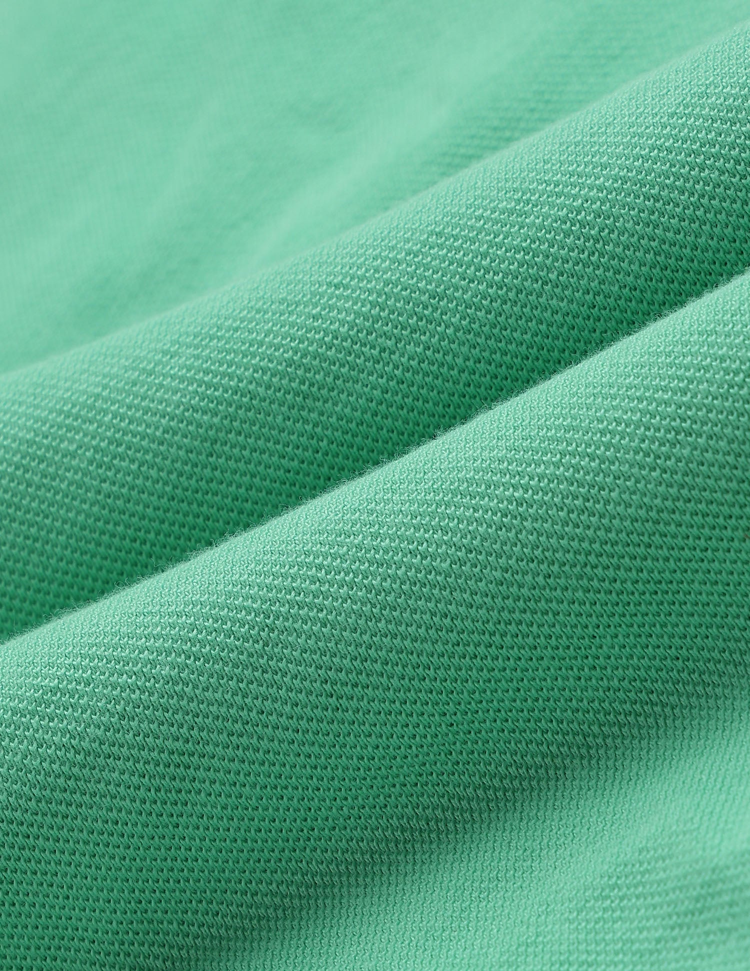 Pure Cotton Solid Polo Shirt Green - U.S. Polo Assn. India | Large