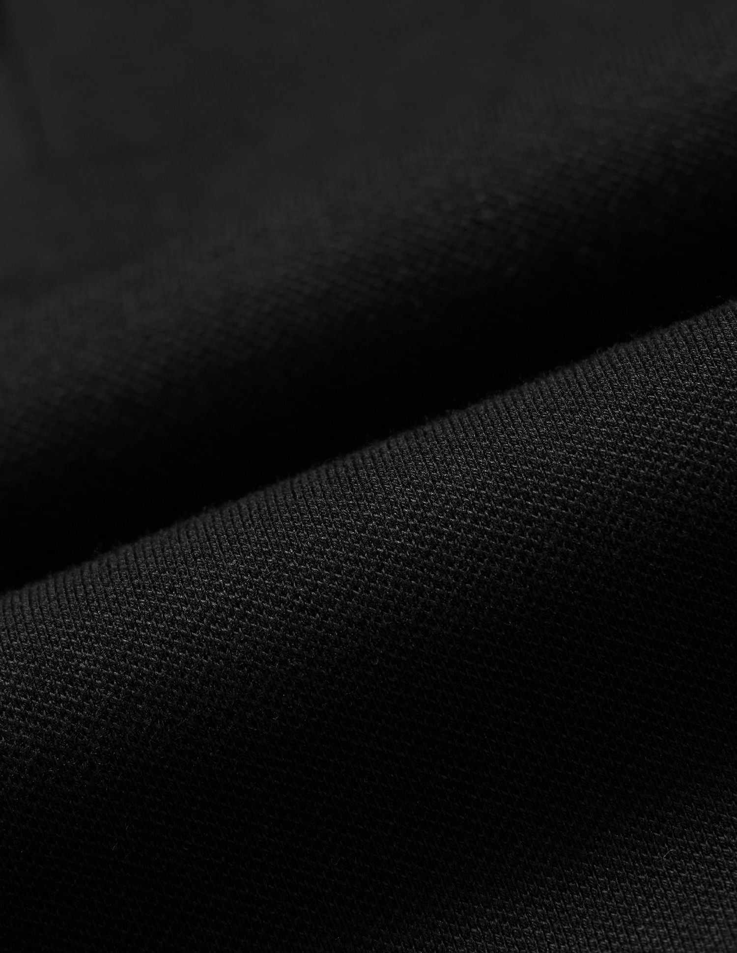 Broad Tipped Collar Solid Polo Shirt Black - U.S. POLO ASSN. | Large