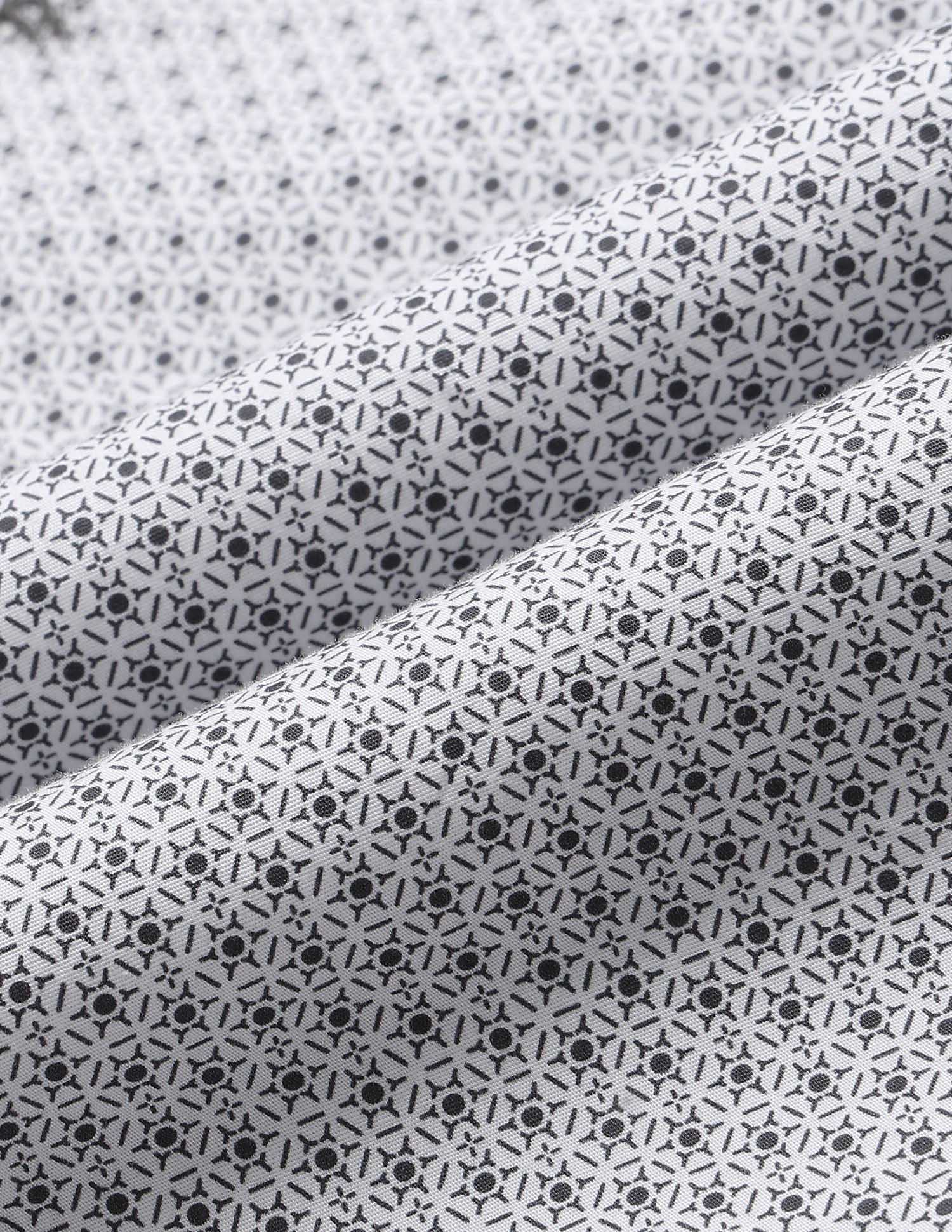 Geometric Printed Tailored Fit Shirt Grey - U.S. POLO ASSN. | Large