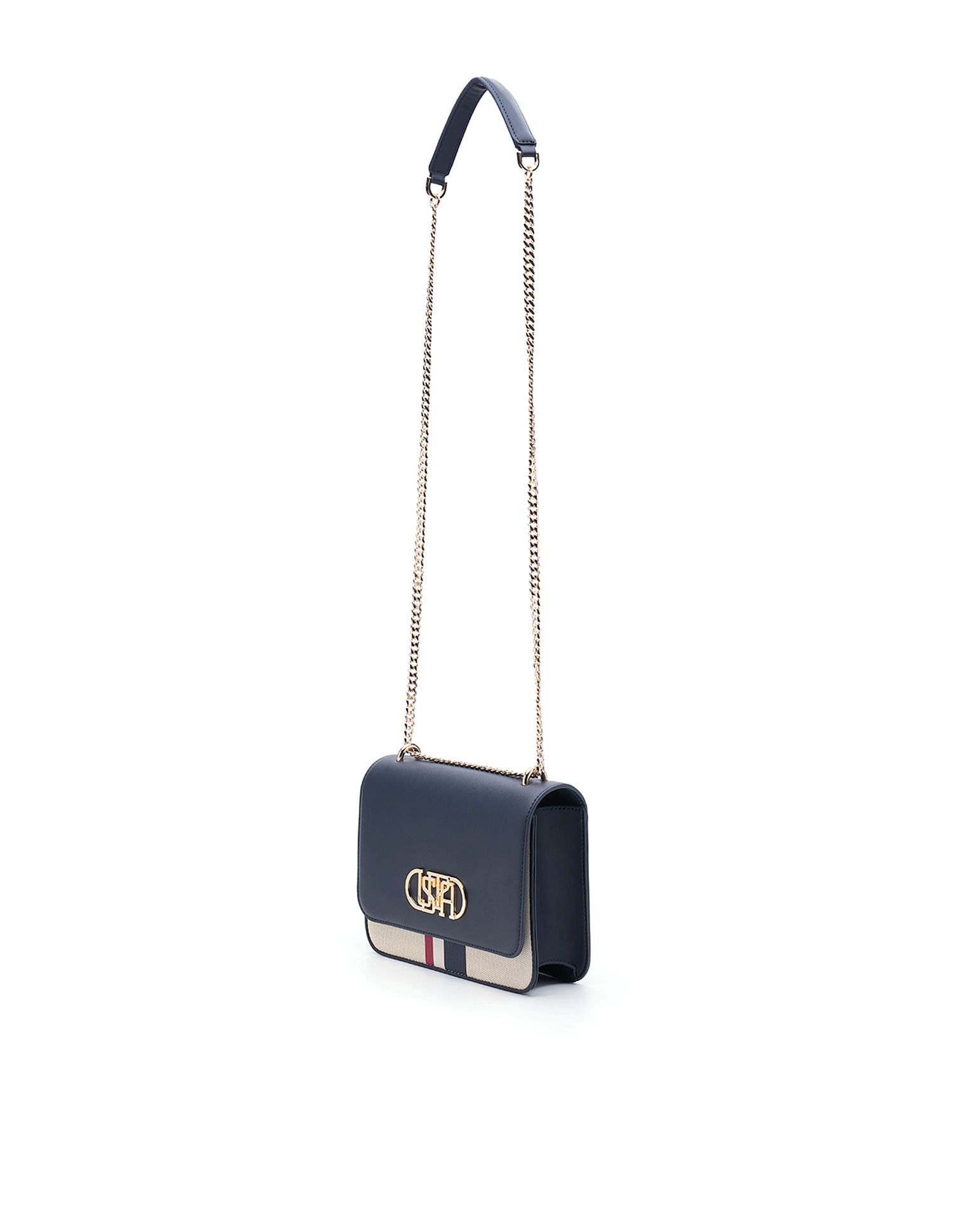 Briella Solid Cross Body Bag Navy - U.S. Polo Assn. India | Large