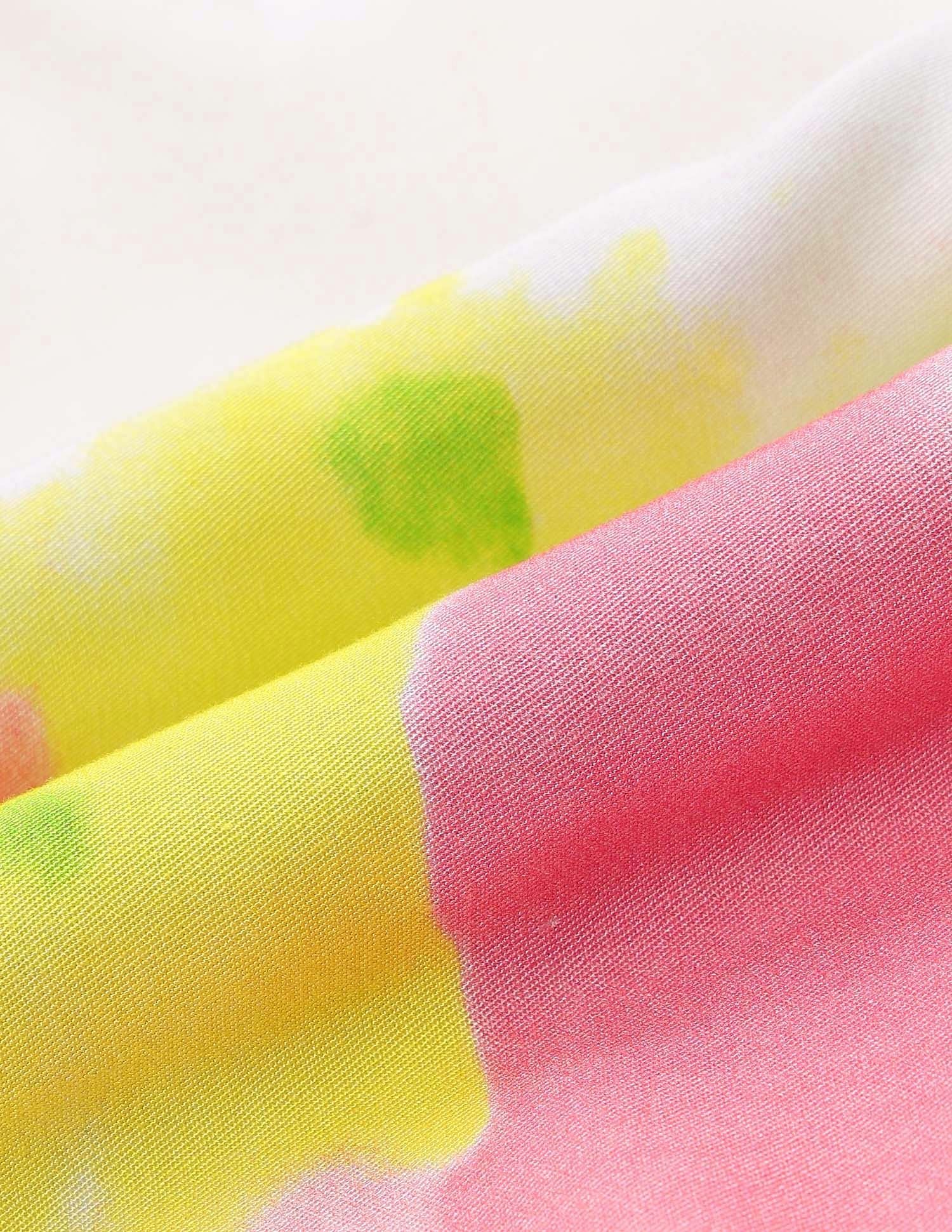 Girls Tie-Dyed Shorts White - U.S. POLO ASSN. | Large