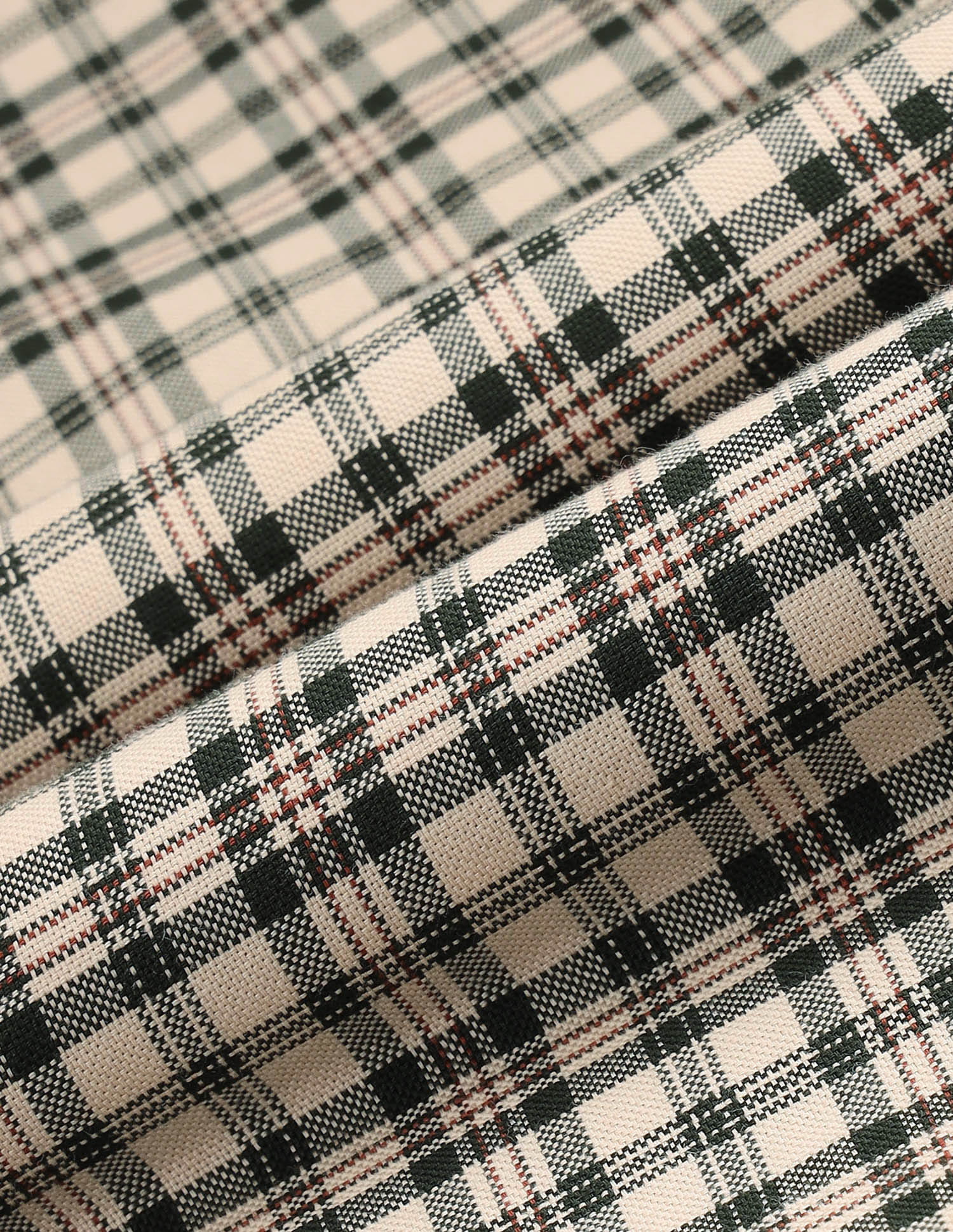 Plaid Checked Tailored Fit Shirt Olive Green - U.S. Polo Assn. India | Large