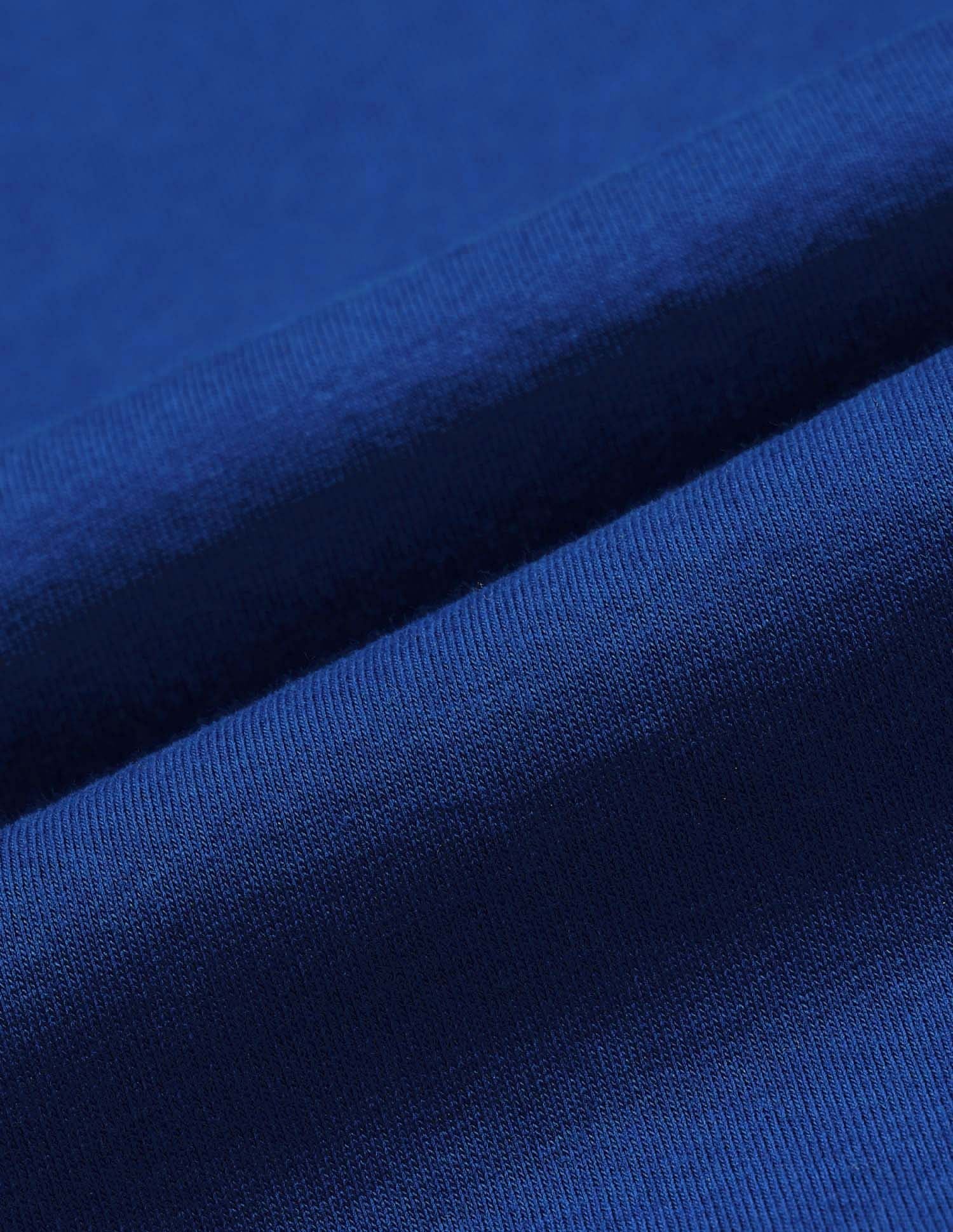 Oversized Fit Solid T-Shirt Royal Blue - U.S. POLO ASSN. | Large