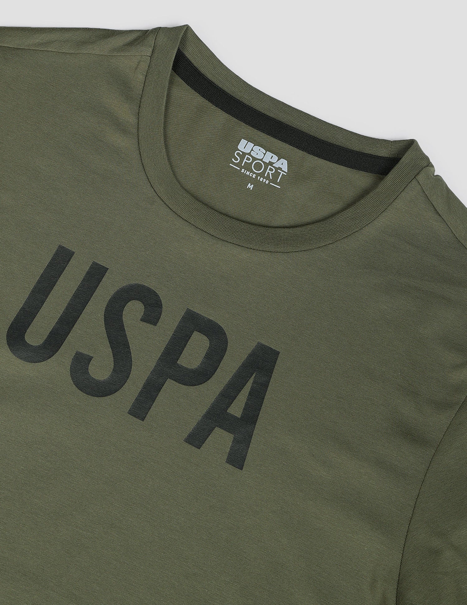 Durable Athletic T-Shirt Olive - U.S. Polo Assn. India | Large
