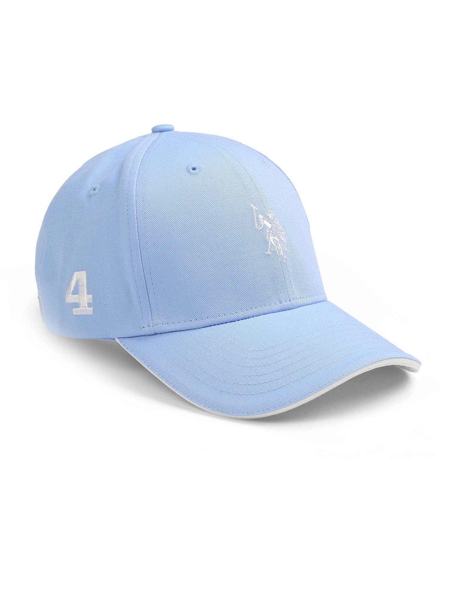 Numeric Embroidered Cap Light Blue - U.S. Polo Assn. India | Large