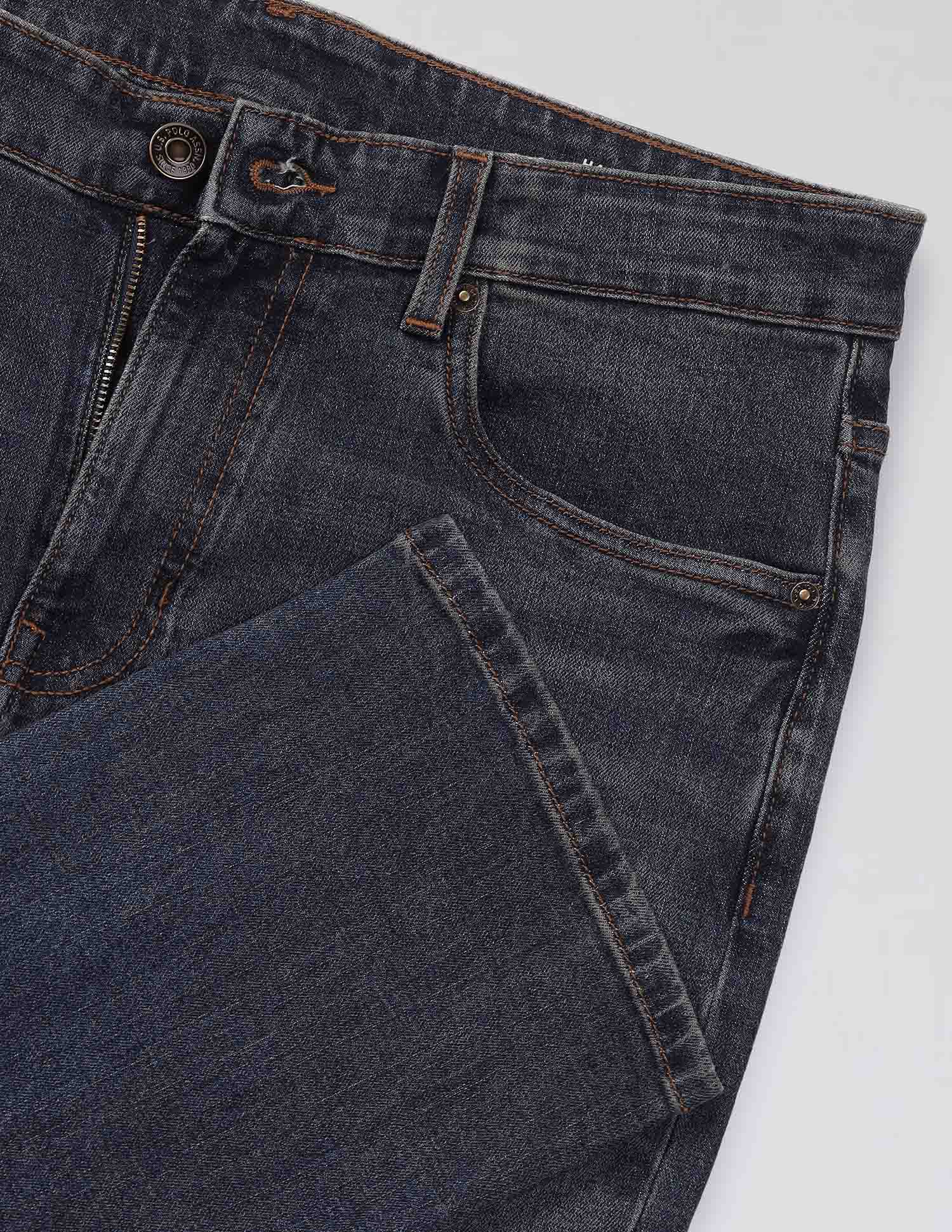 Harold Slim Straight Fit Vintage Jeans Tinted Wash - U.S. Polo Assn. India | Large