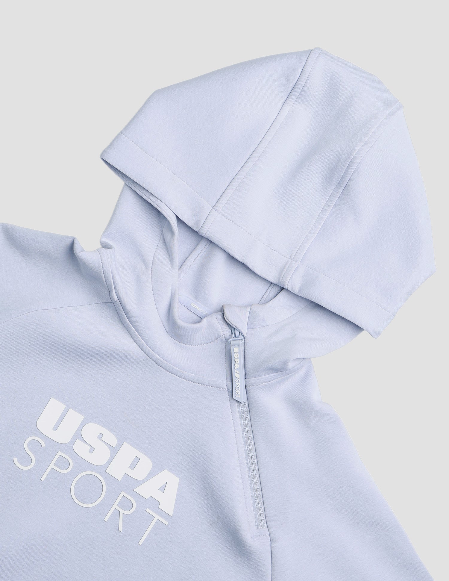 Regular Fit Solid Active Sweatshirt Purple - U.S. Polo Assn. India | Large