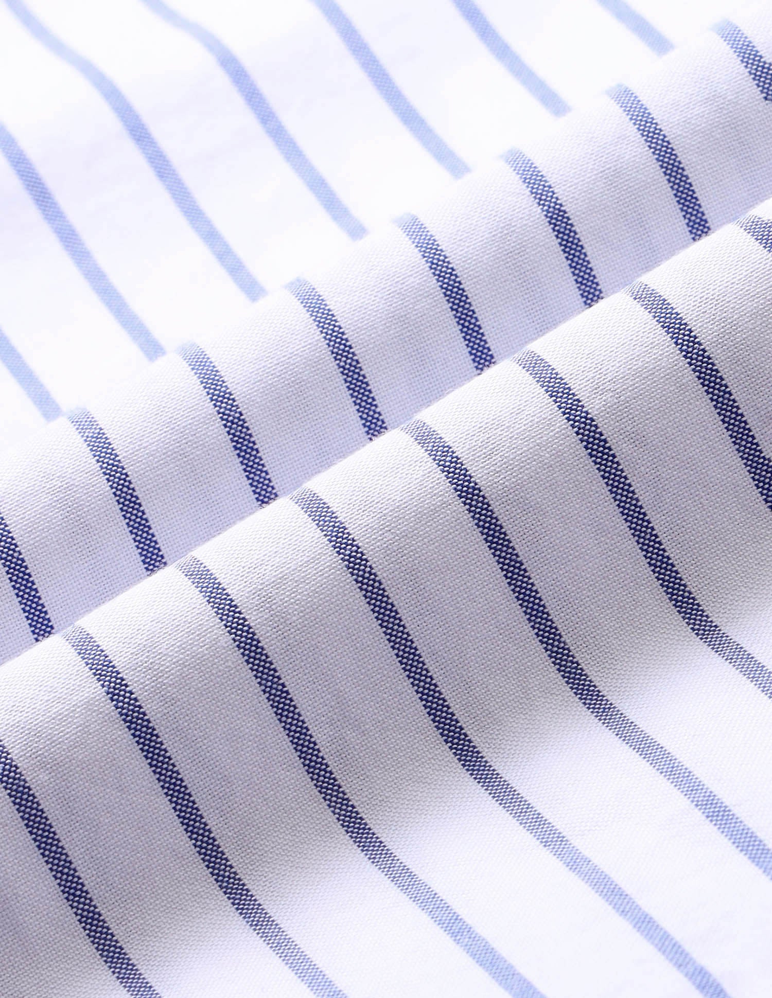 Tailored Fit Vertical Striped Shirt Blue - U.S. POLO ASSN. | Large