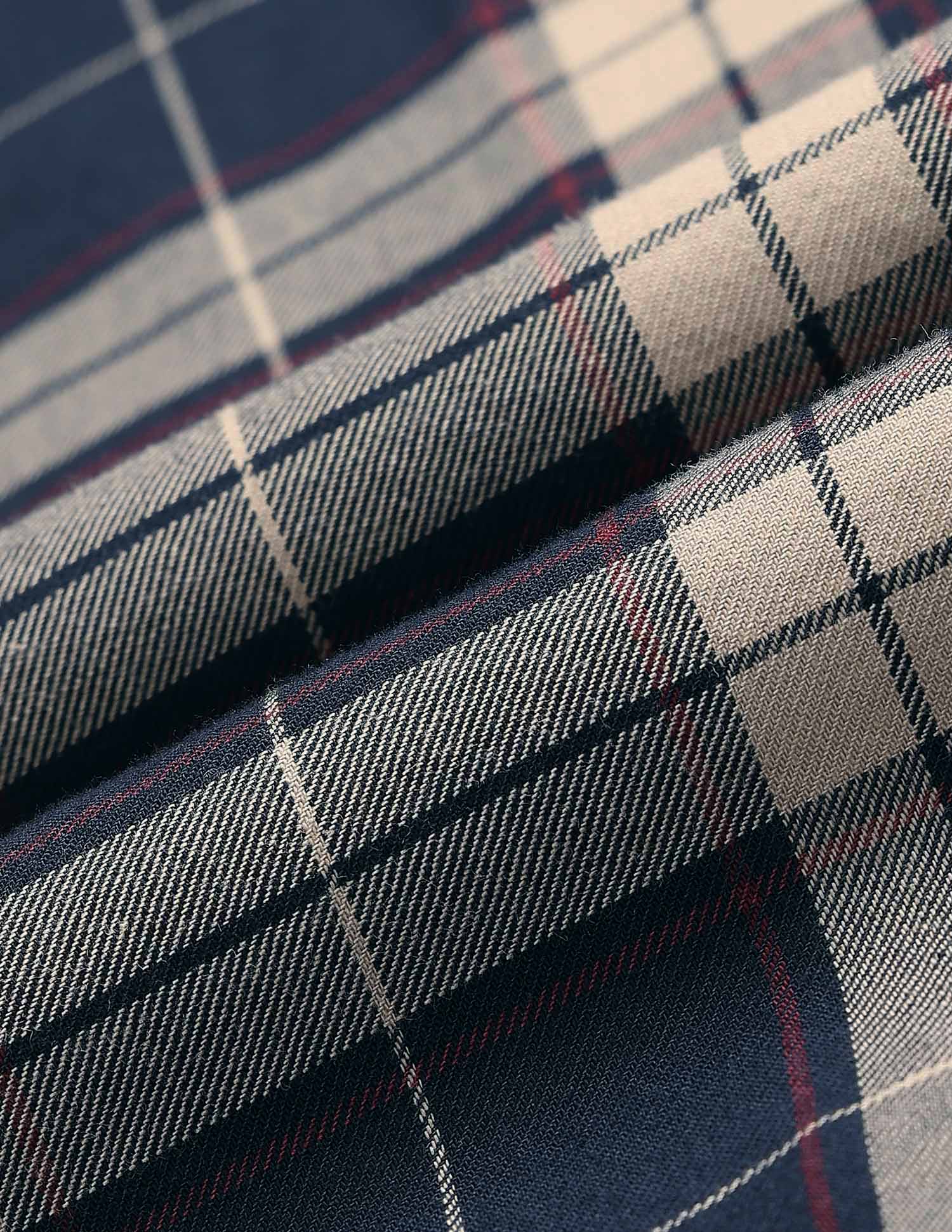 Tartan Checked Twill Shirt Navy - U.S. Polo Assn. India | Large