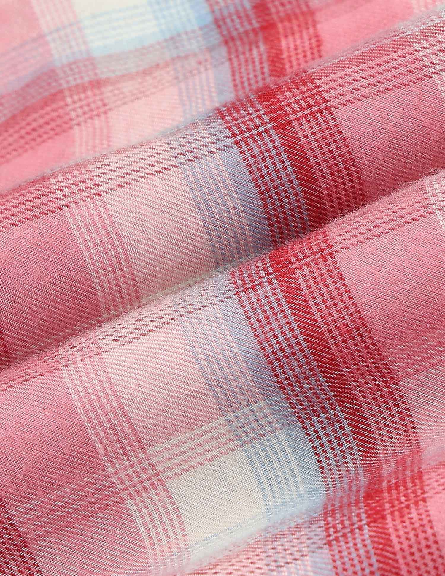 Girls Checked Shirt Dress Pink - U.S. POLO ASSN. | Large