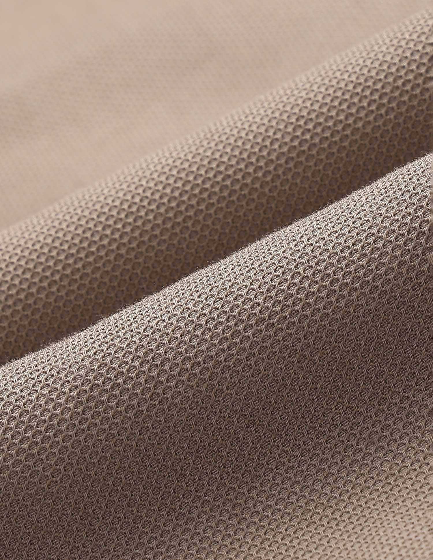Dobby Textured Regular Fit Shirt Light Brown - U.S. Polo Assn. India | Large