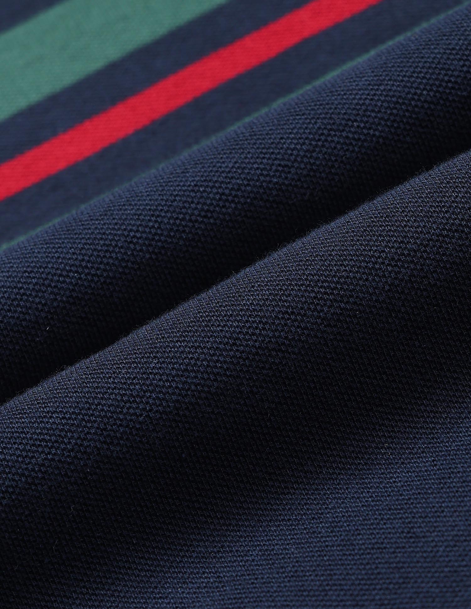 Horizontal Striped Gold Cup T-Shirt Navy - U.S. Polo Assn. India | Large
