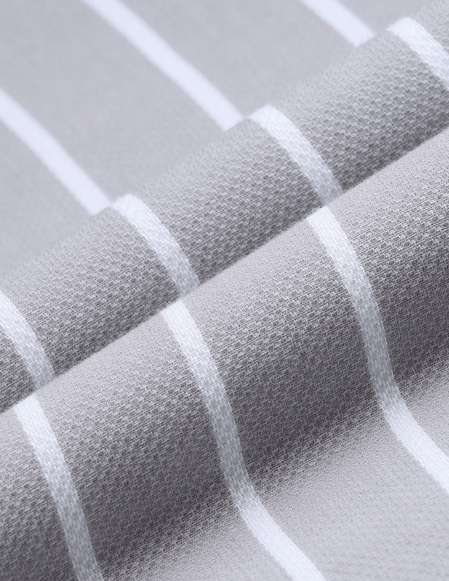 Vertical Striped Regular Fit Shirt Light Grey - U.S. Polo Assn. India | Large