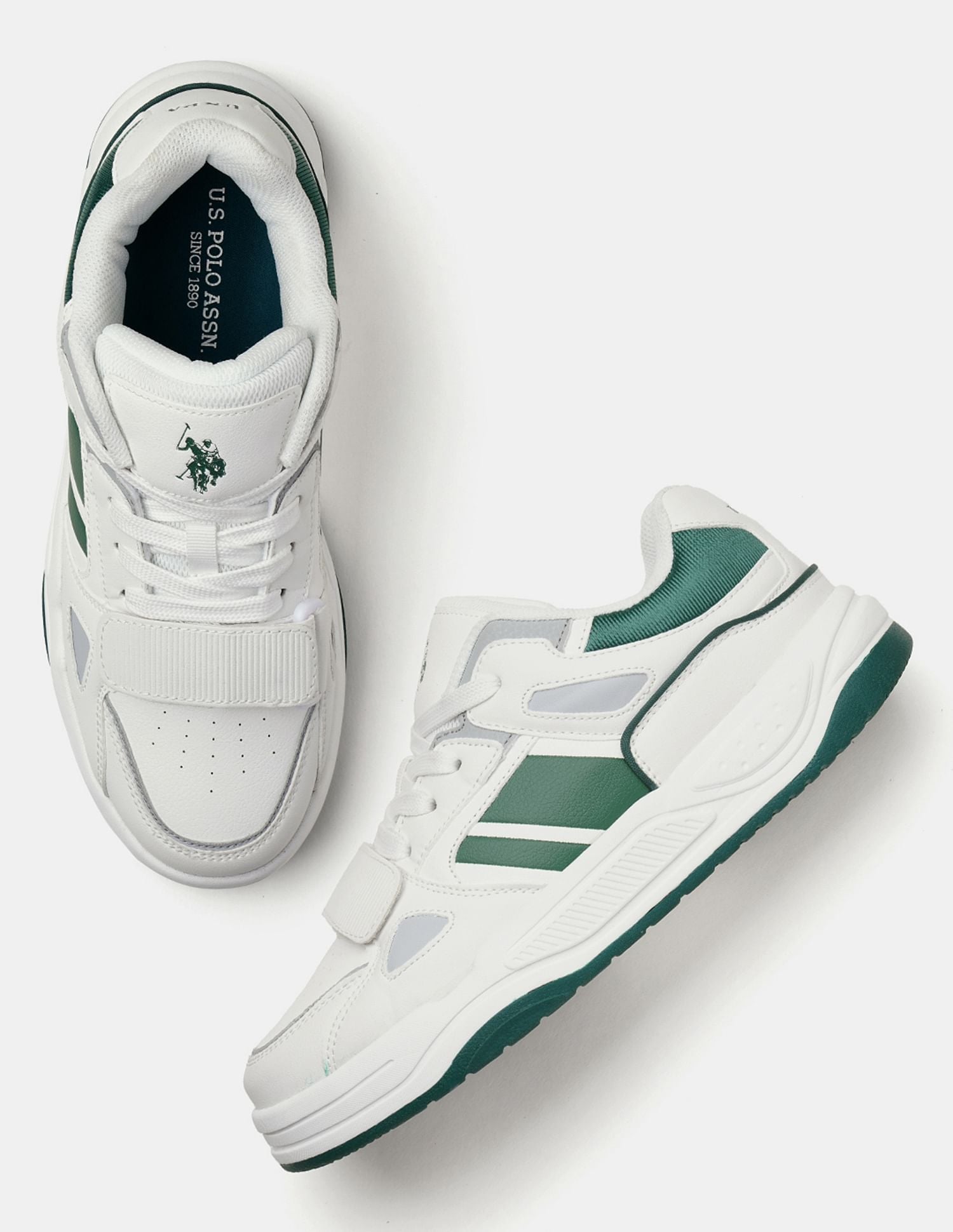 Men Low Top Steven Sneakers White - U.S. POLO ASSN. | Large