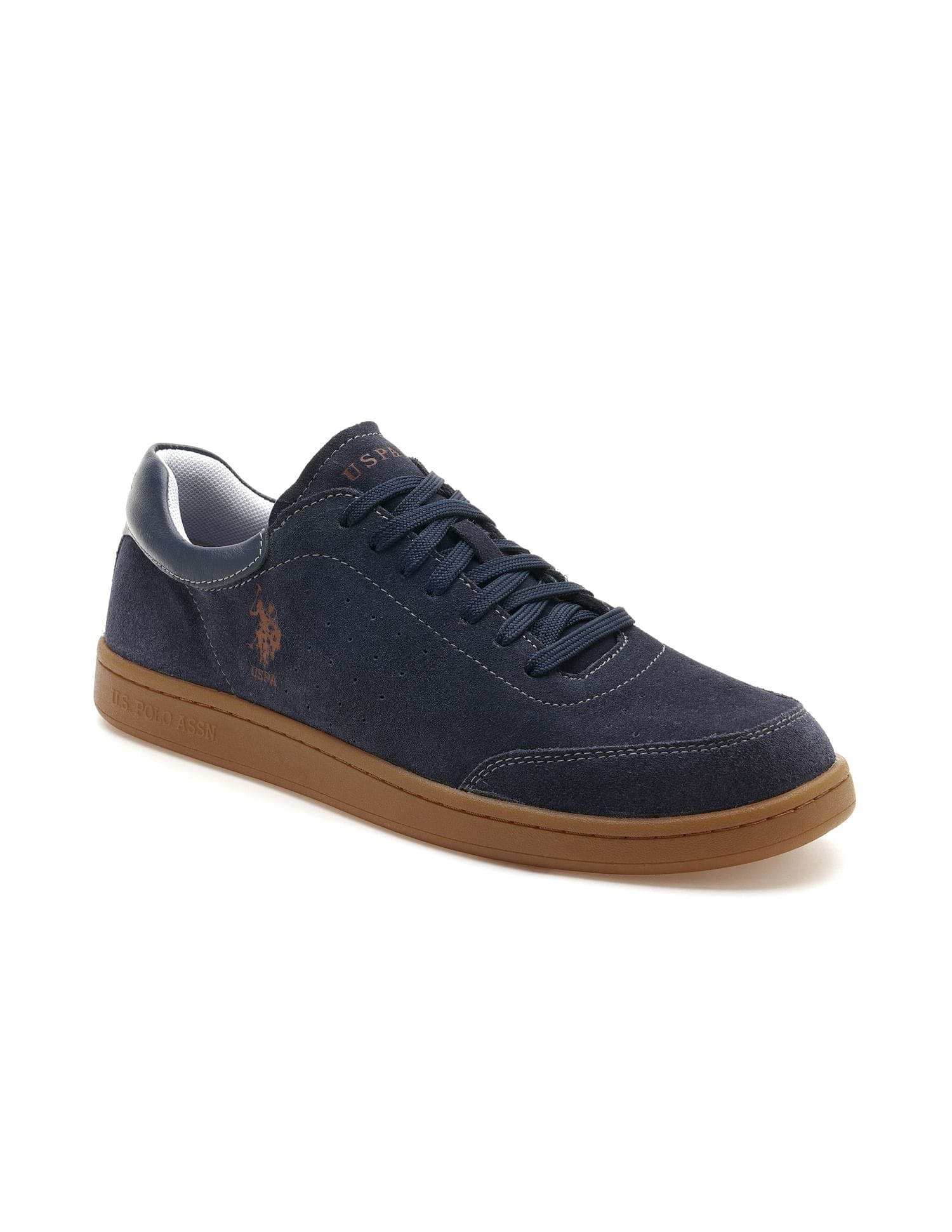 Mens Caldera Leather Sneakers Navy - U.S. Polo Assn. India | Large