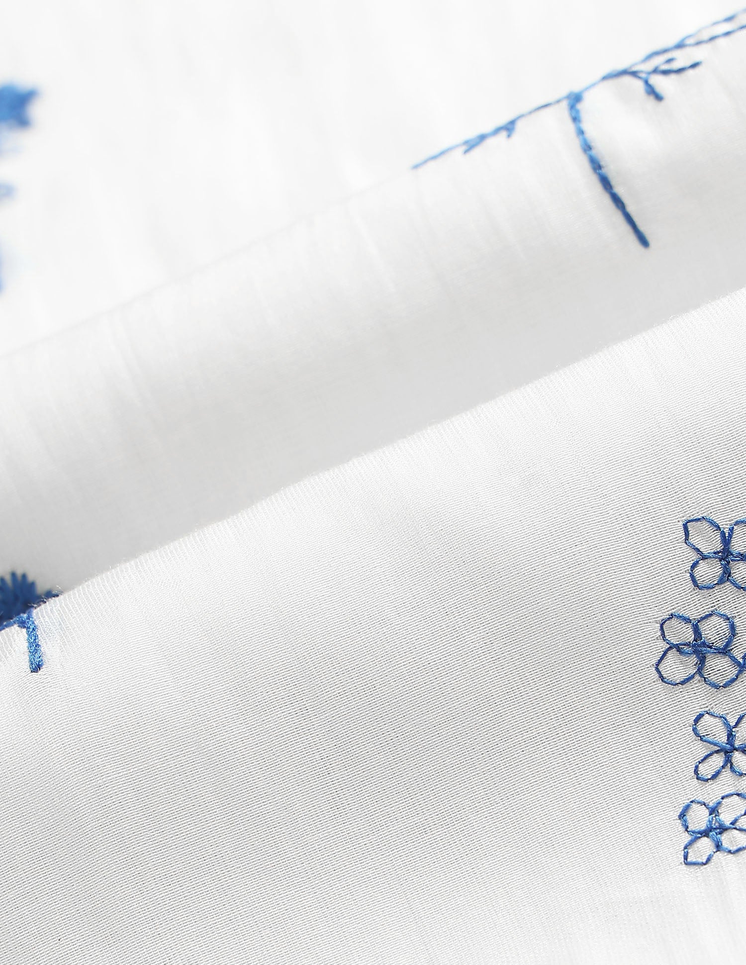 Floral Embroidered Oversized Fit Shirt Off White - U.S. Polo Assn. India | Large