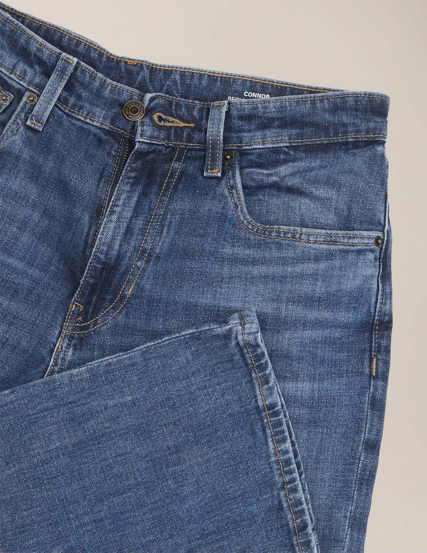 Connor Bootcut Fit Blue Jeans Mid Blue - U.S. Polo Assn. India | Large