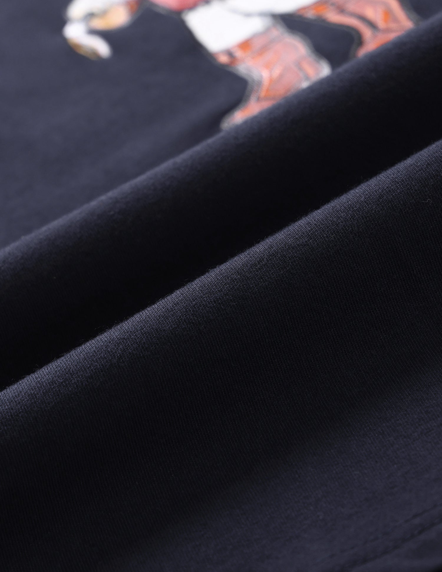 Boys Chuck Print Cotton T-Shirt Navy - U.S. POLO ASSN. | Large