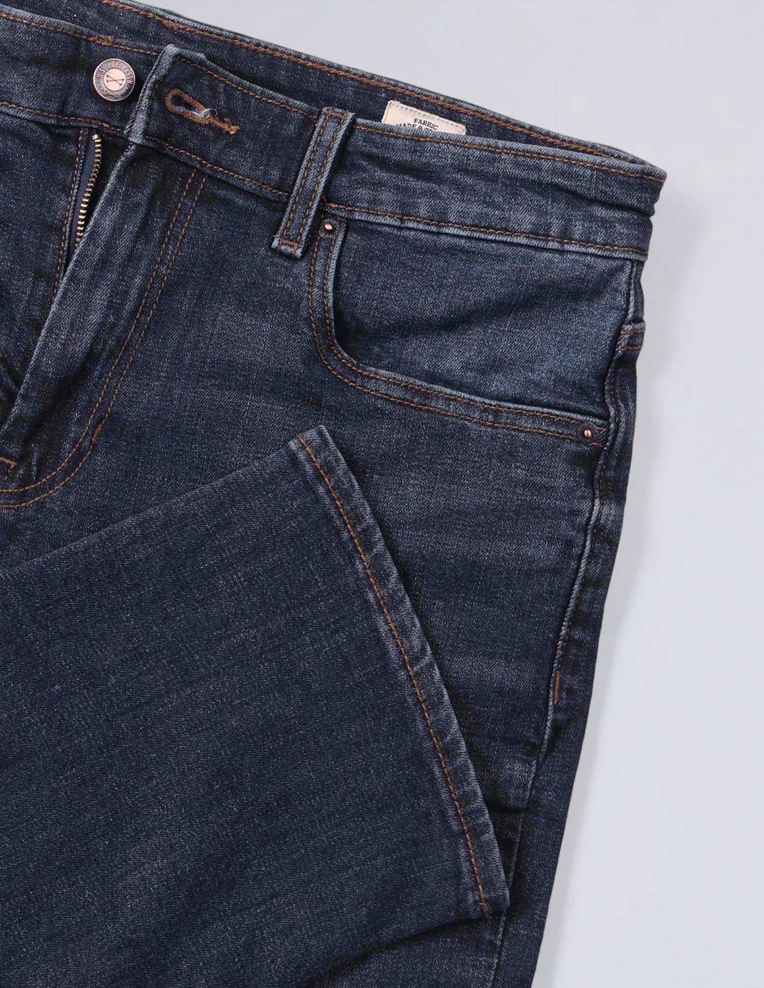 Mid Rise Harold Slim Straight Fit Jeans Blue - U.S. Polo Assn. India | Large