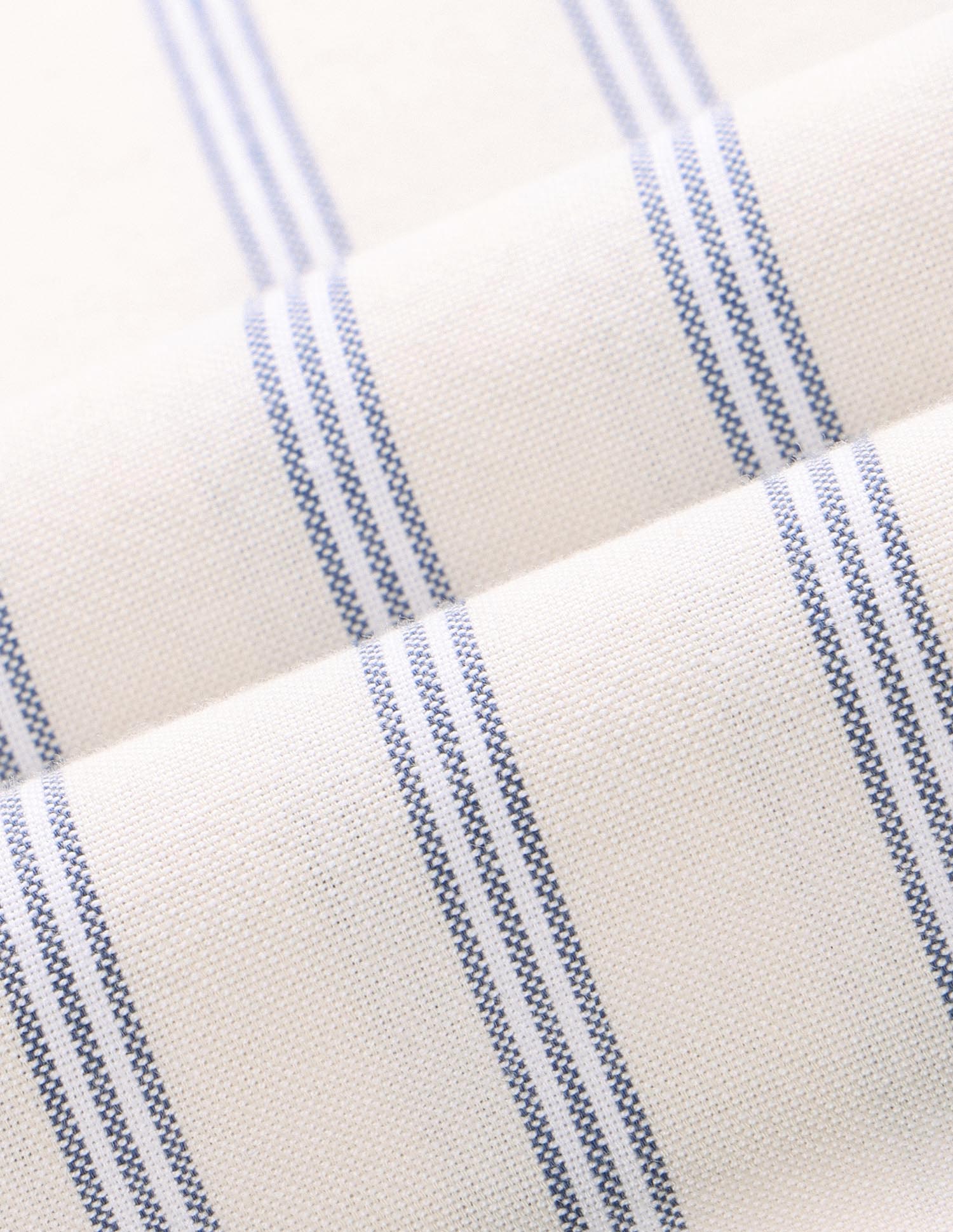 Vertical Striped Button Down Shirt Beige - U.S. POLO ASSN. | Large