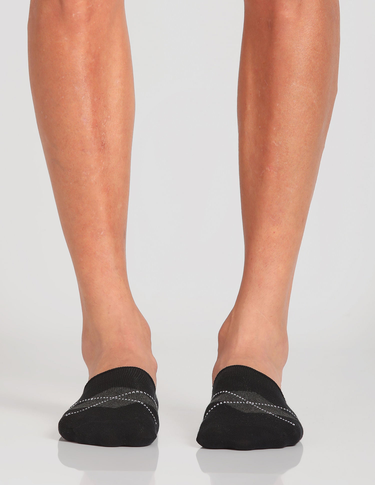 Aloe Finish No Show ES001 Socks - Pack Of 3 Black, Red and Navy - U.S. POLO ASSN. | Large