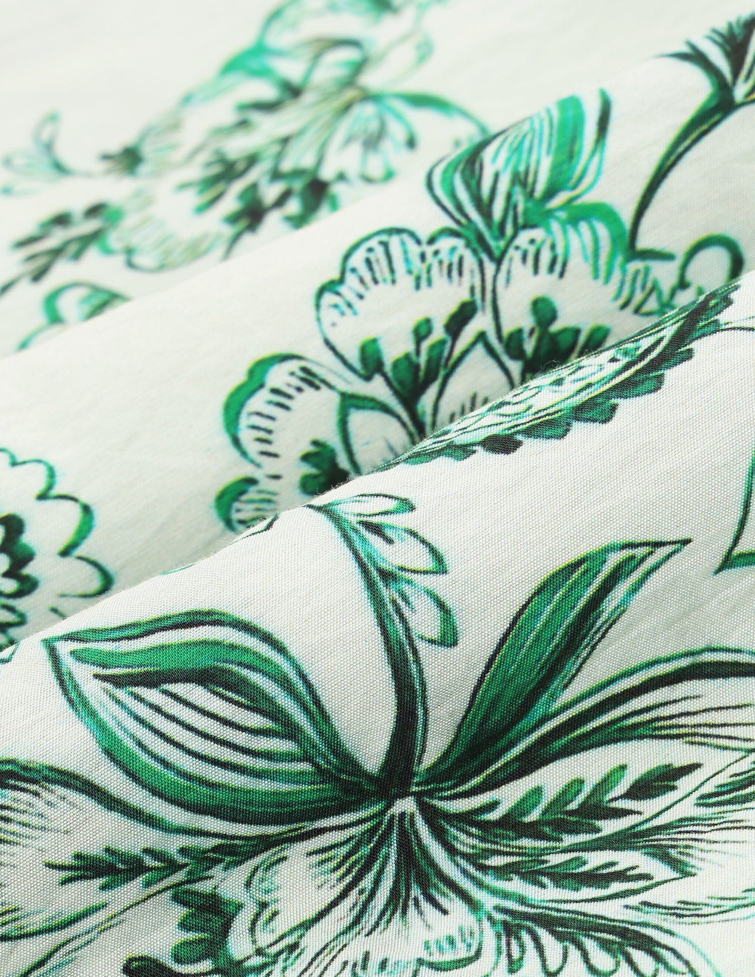 Floral Printed Ruffle Top White - U.S. Polo Assn. India | Large