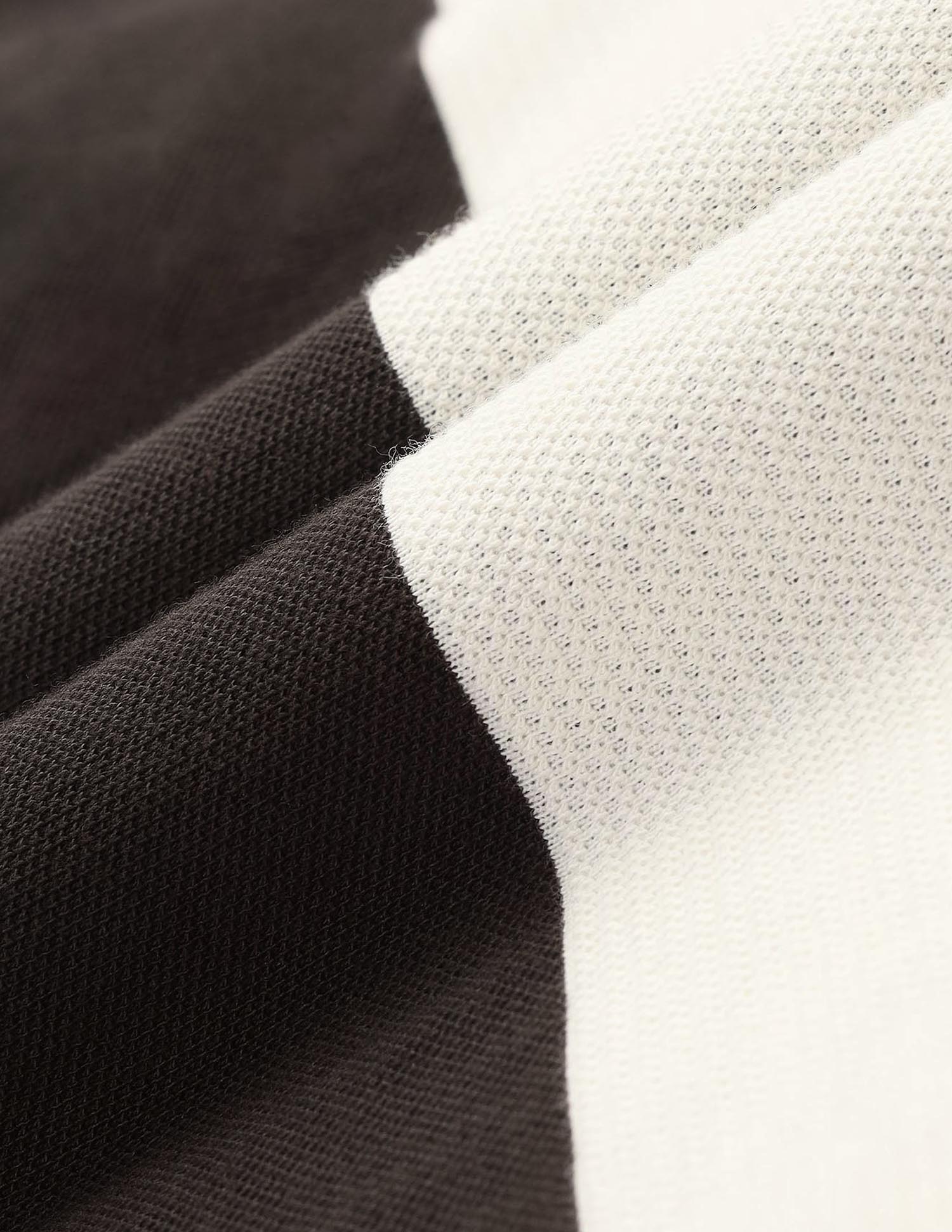 Vertical Striped Regular Fit Polo Shirt Dark Brown - U.S. Polo Assn. India | Large