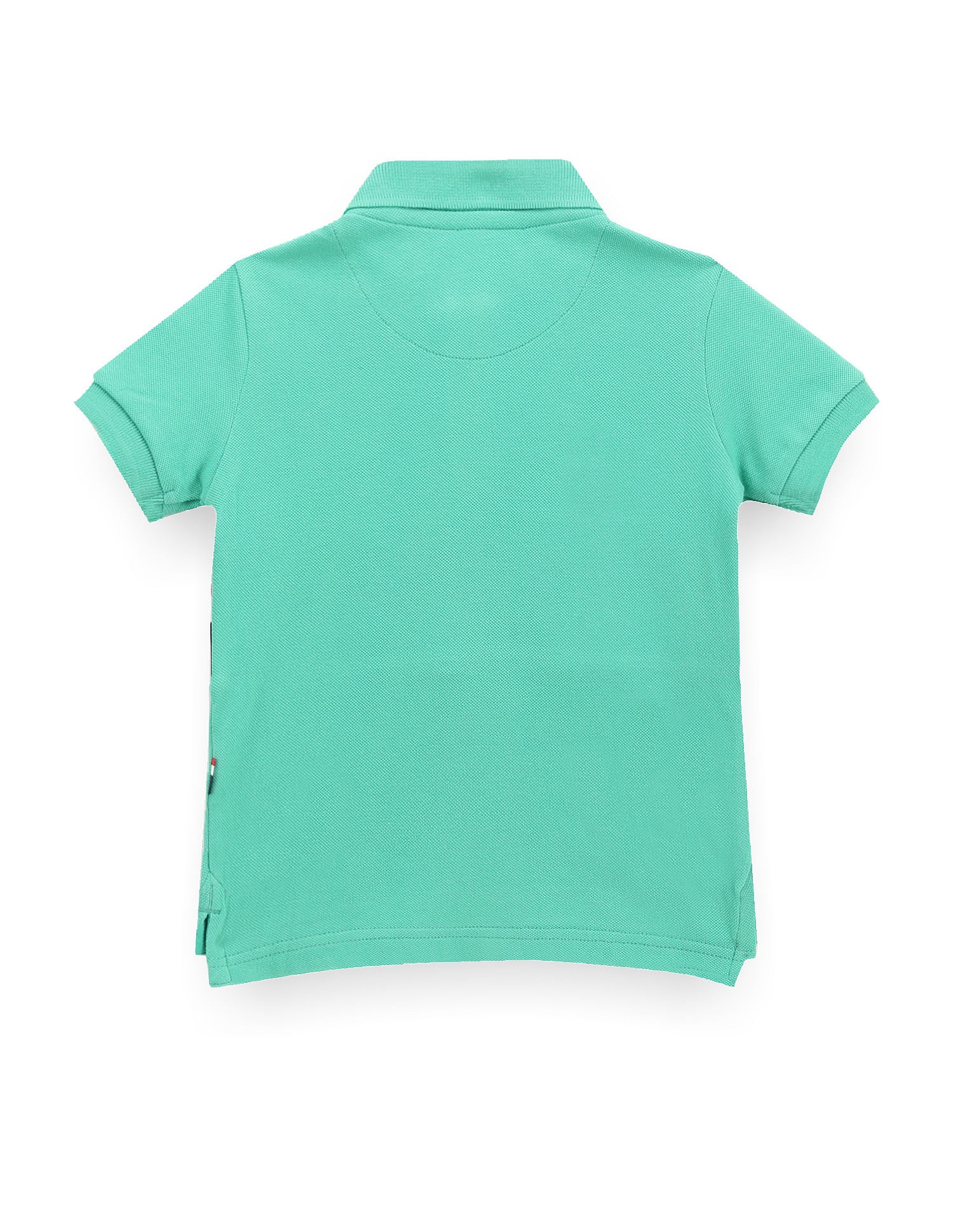 Boys Brand Tape Polo Shirt Green - U.S. Polo Assn. India | Large