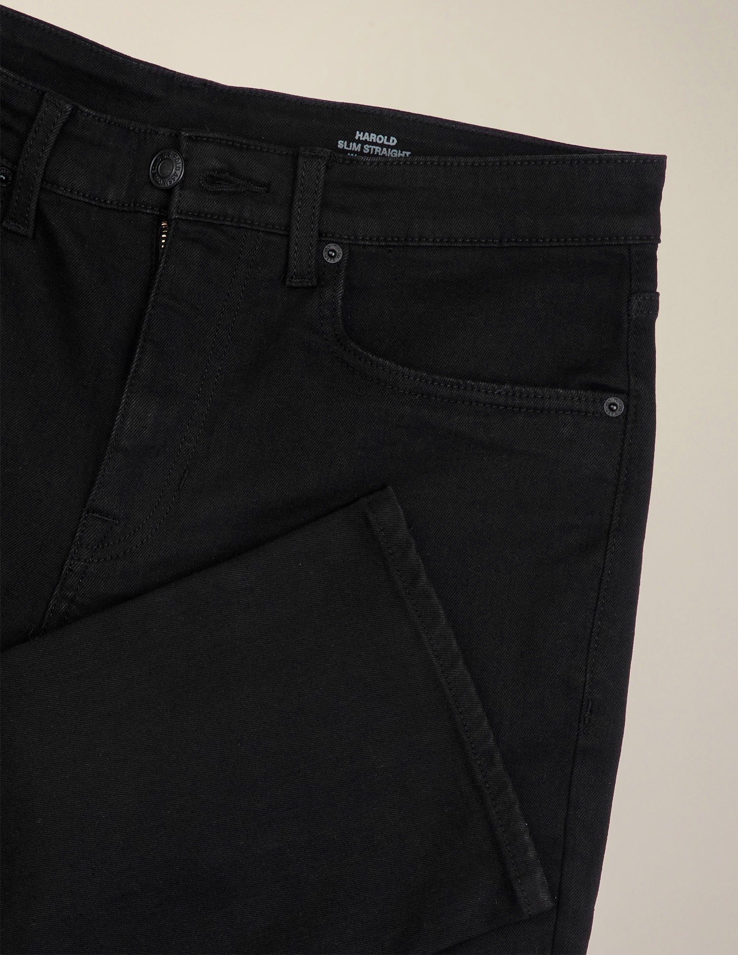 Harold Slim Straight Fit Black Jeans Black - U.S. Polo Assn. India | Large